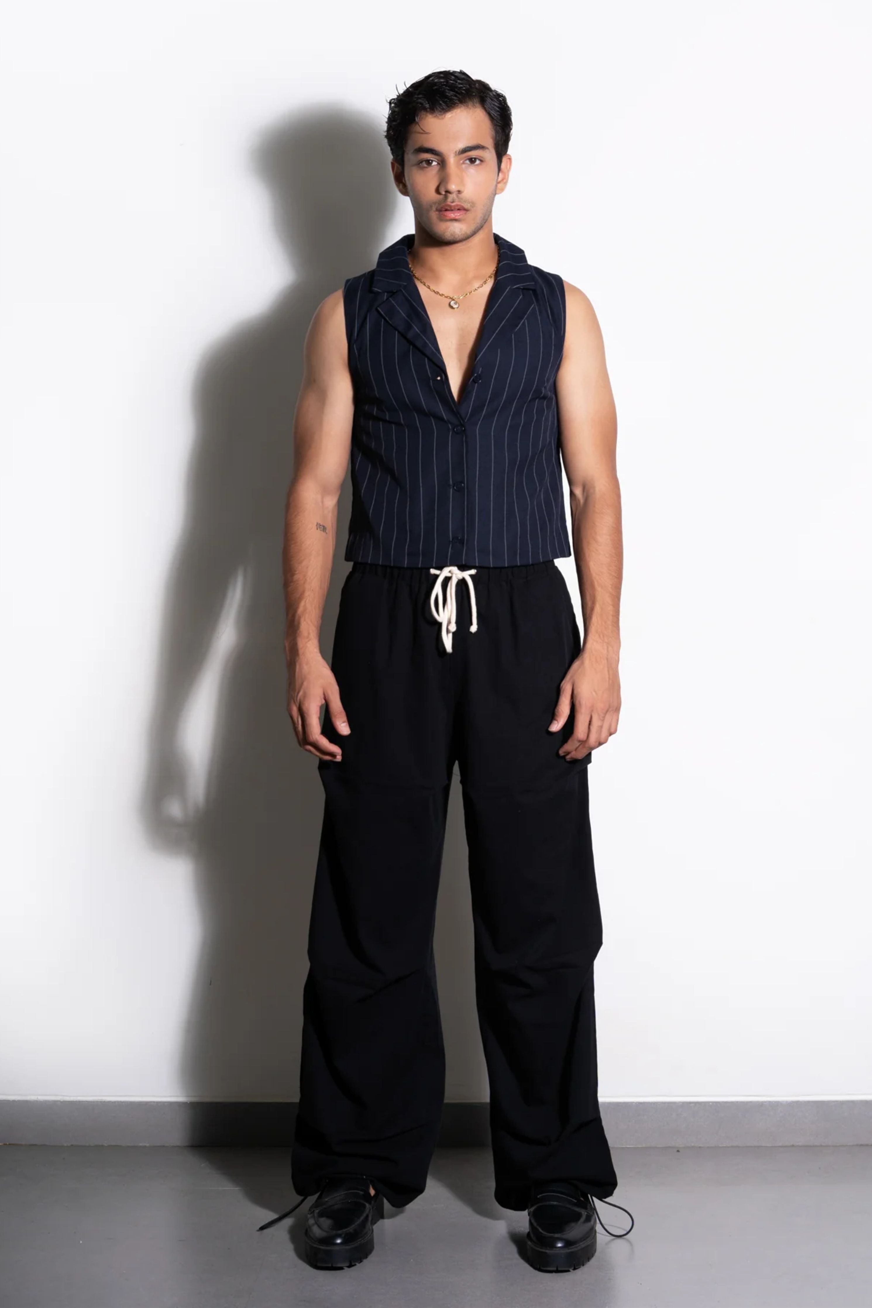 Anthracite Parachute Pants