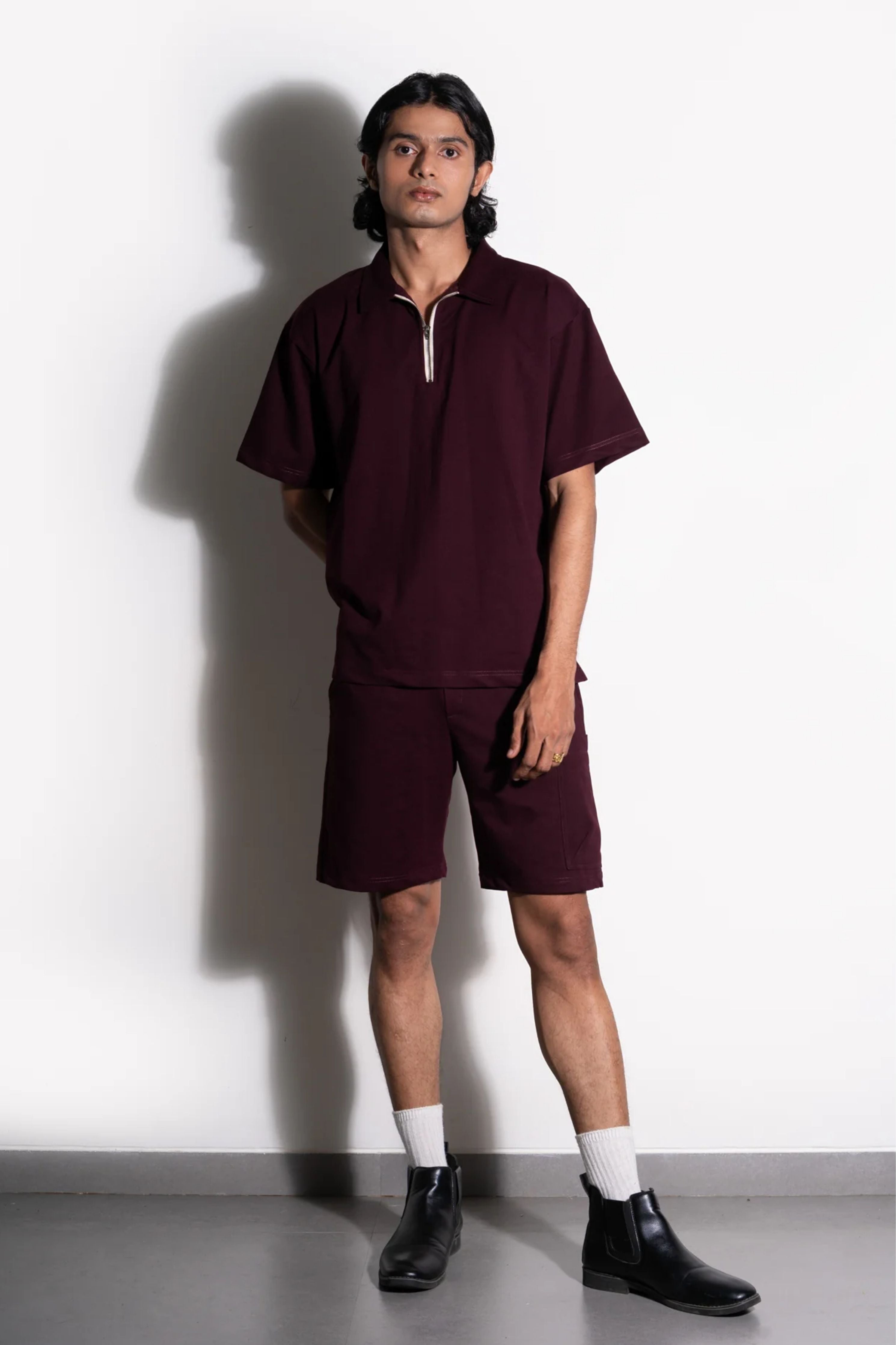 Maroon Oak Co-Ord Set