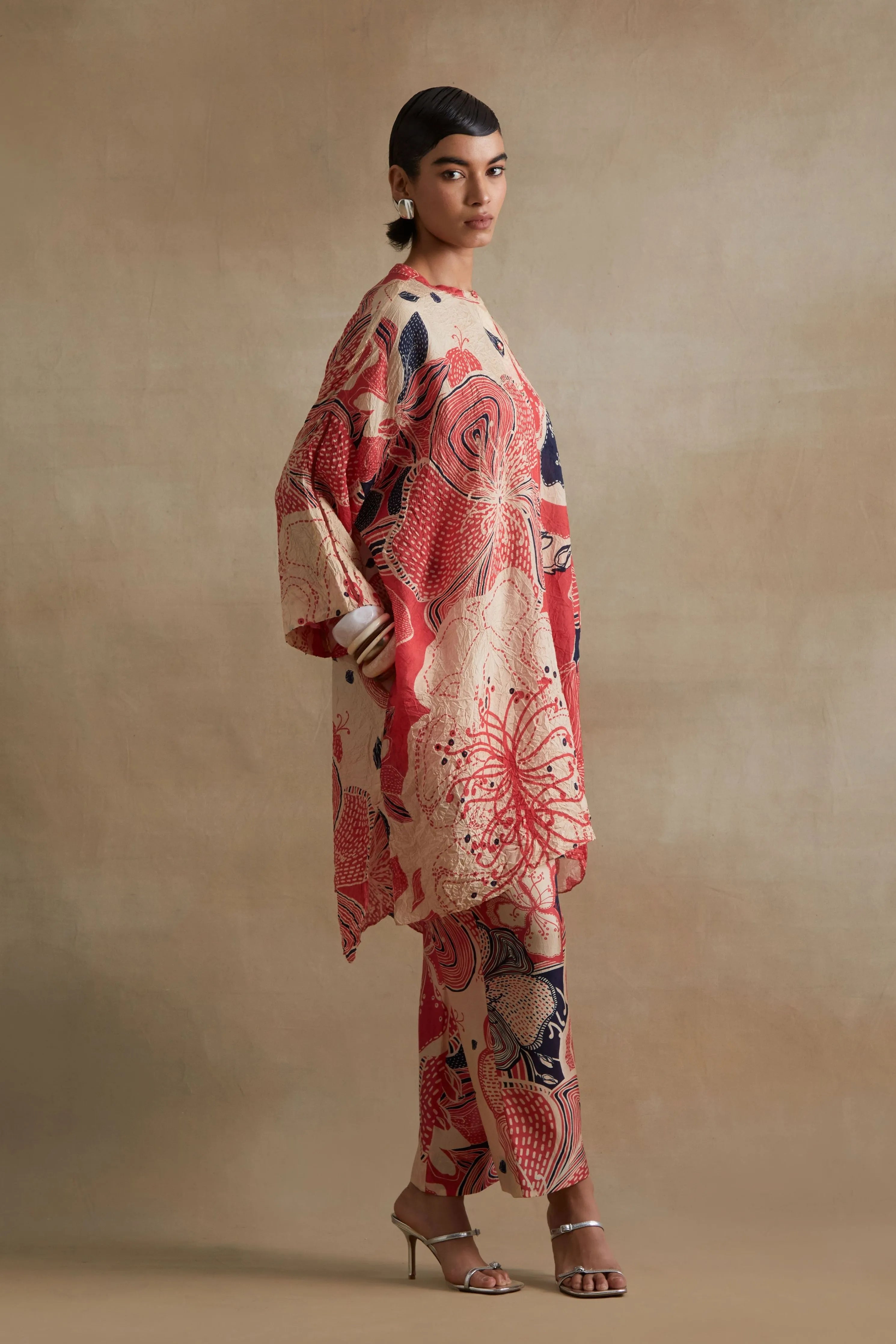 Tomato Handcrafted Tunic Set