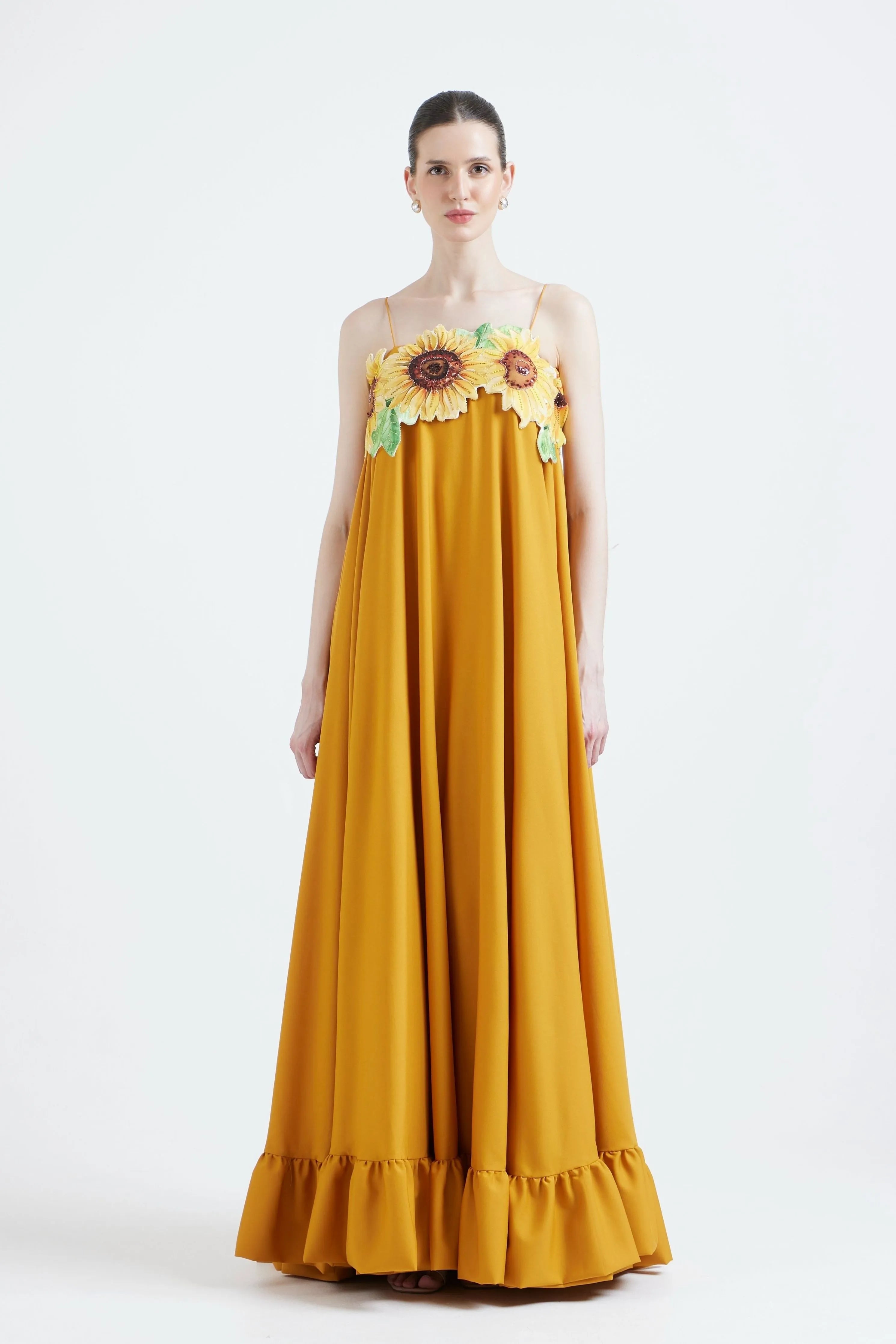 Nora Sunflower Dress Withtube