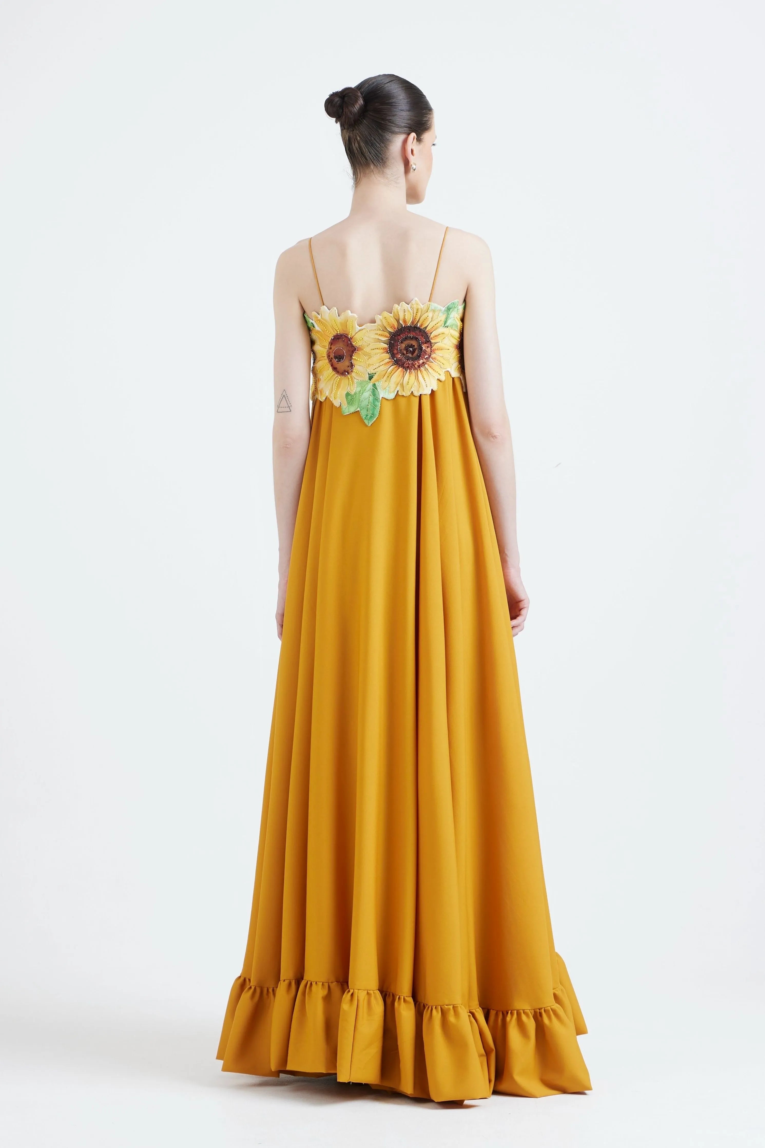 Nora Sunflower Dress Withtube
