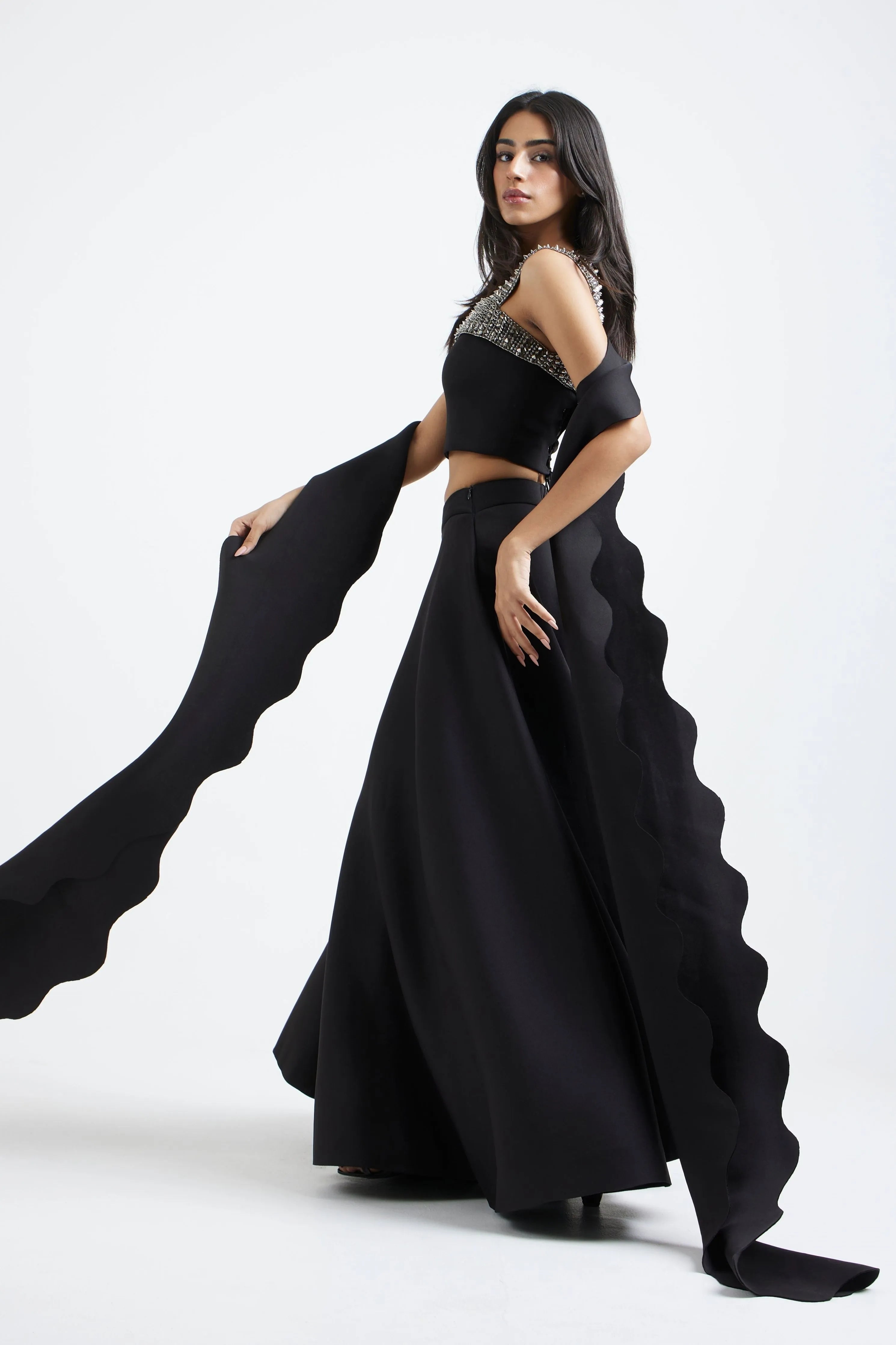 Alia Set Studded Overlay