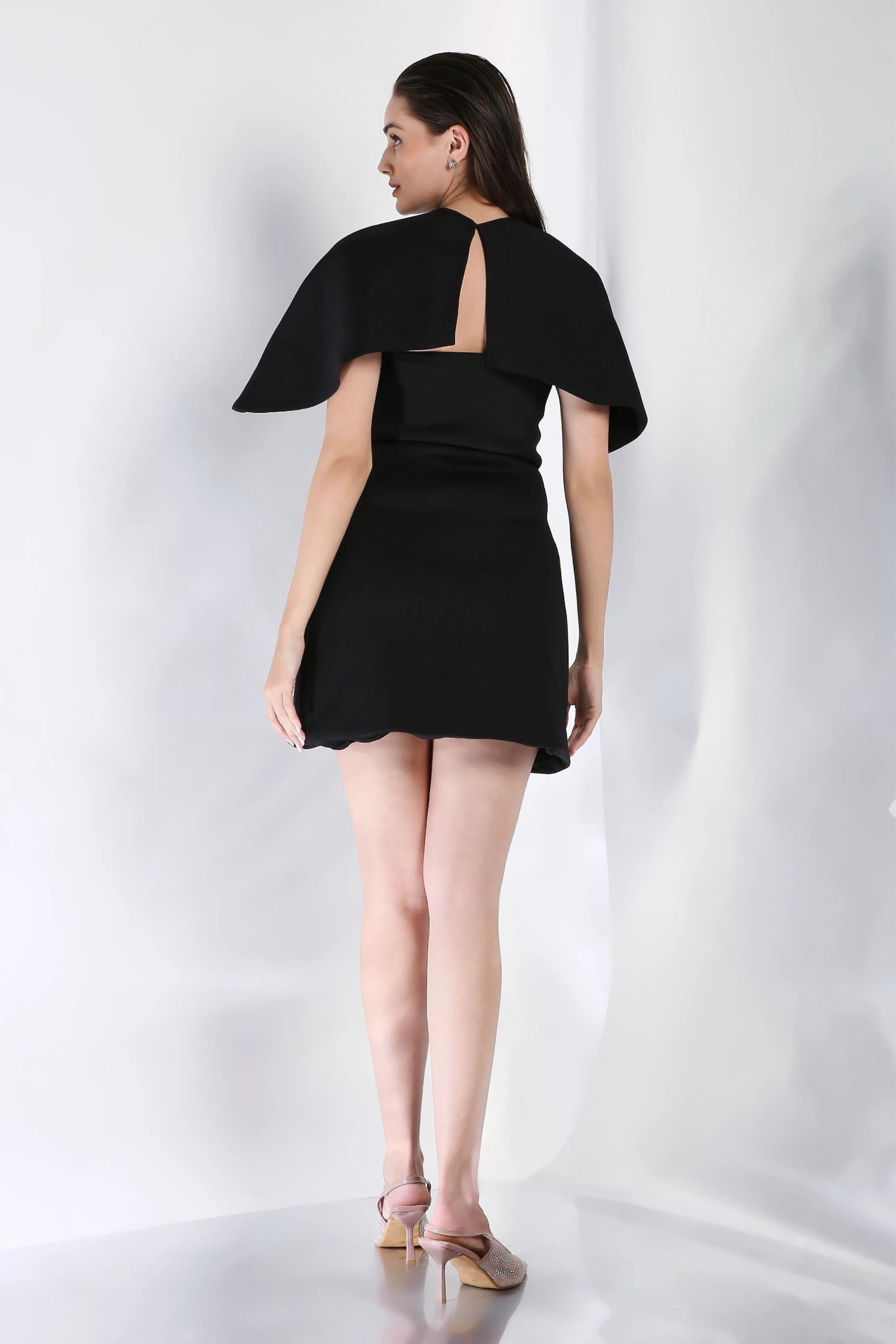Maeve Dress With Detachable Wrap