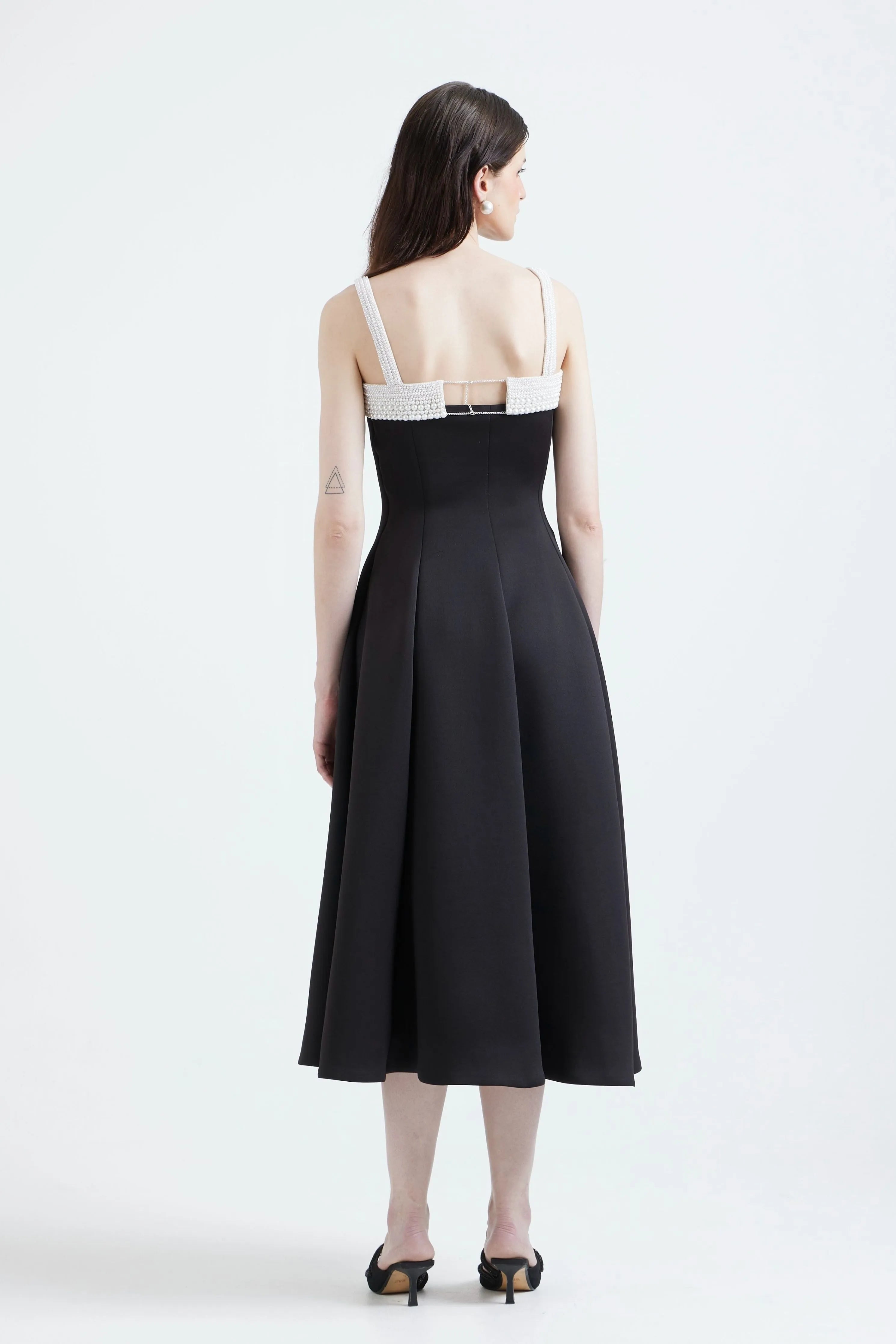 Nysa Dress With Stone Overlay