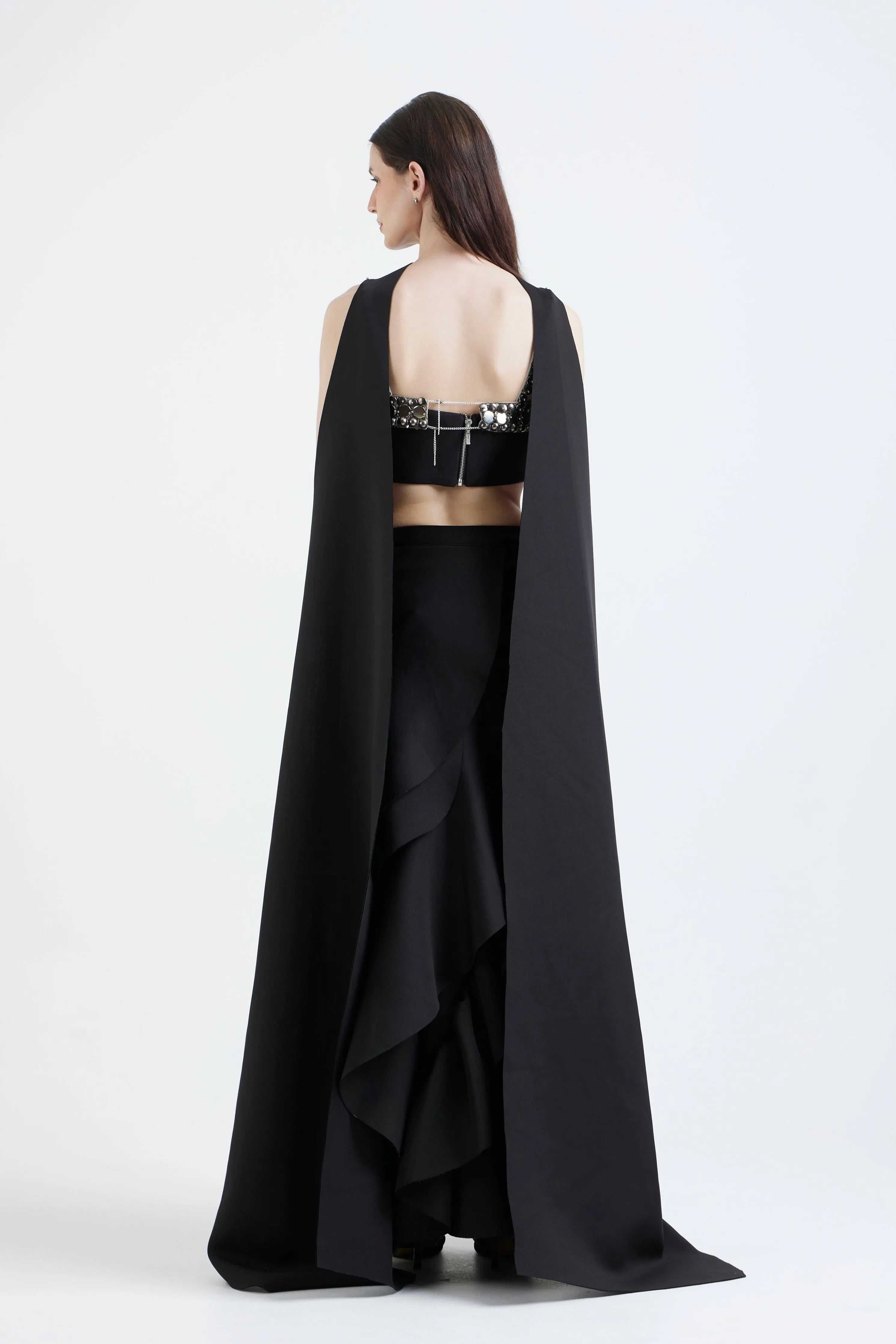 Ria Coin Neckline Skirt Set