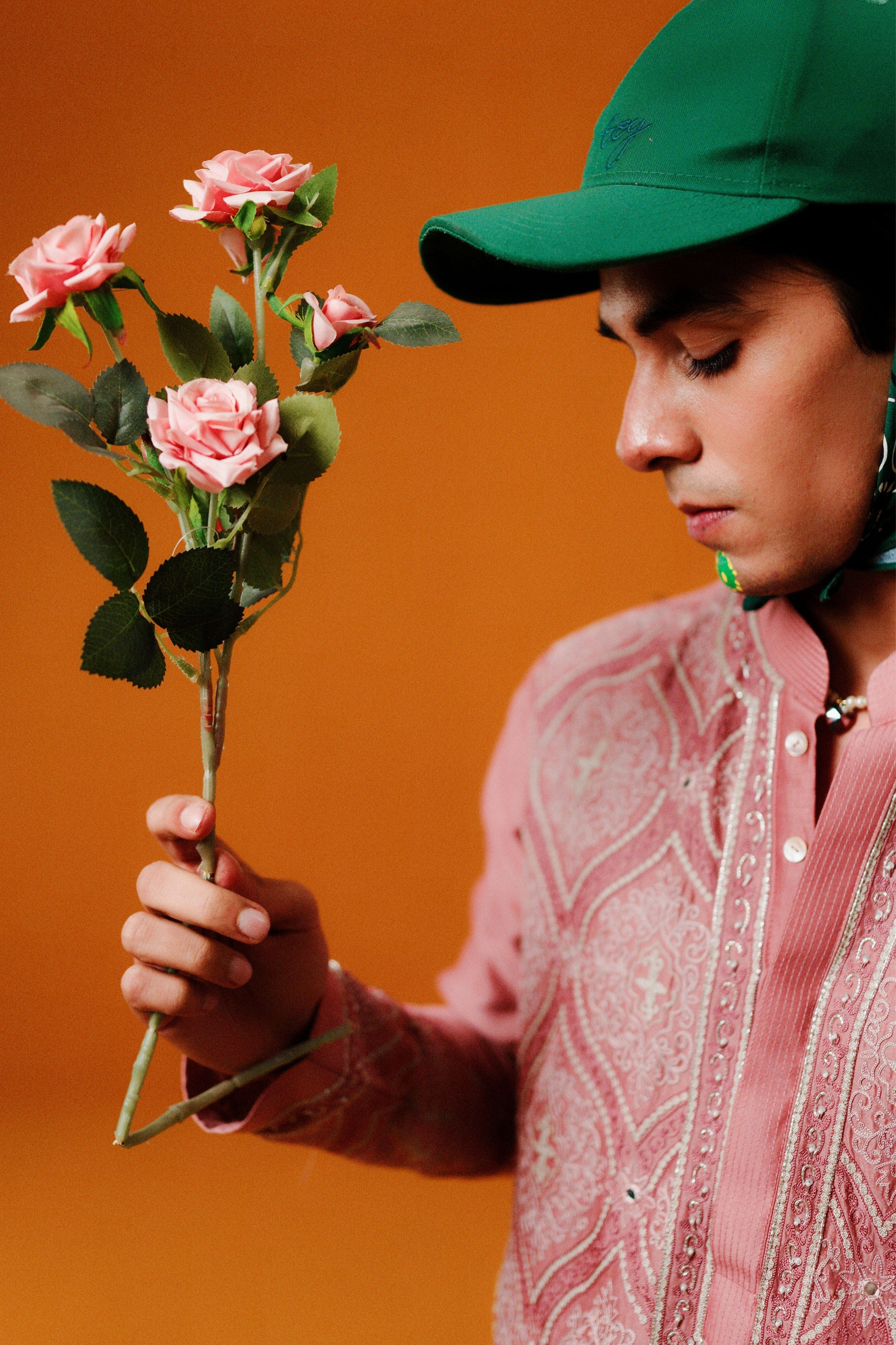 Old Rose Ogee Kurta Set