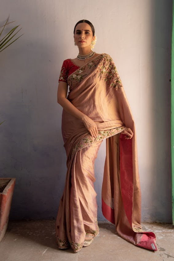Old Rose Saree
