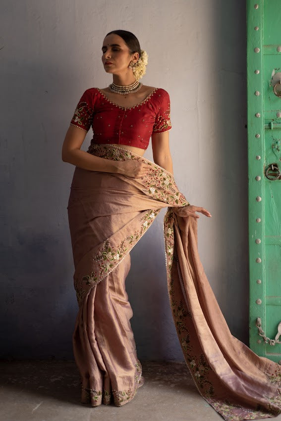 Old Rose Saree
