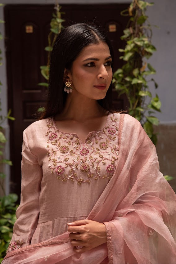 Onion Pink Kurta Set