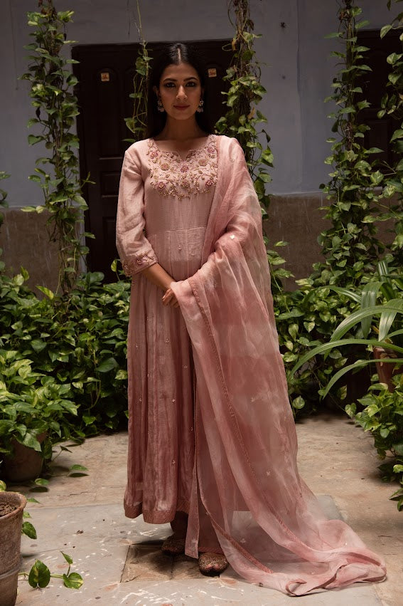 Onion Pink Kurta Set