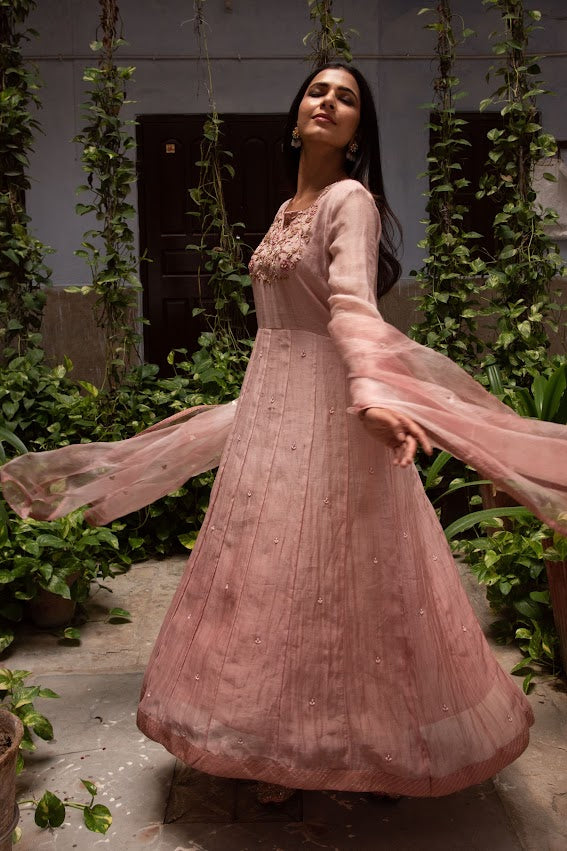 Onion Pink Kurta Set