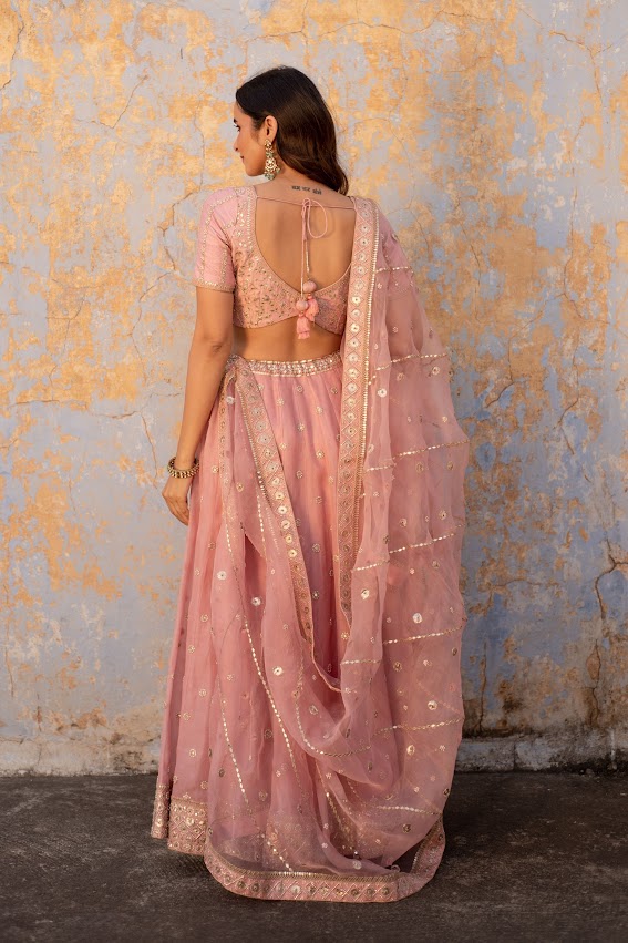 Onion PInk Lehenga Set