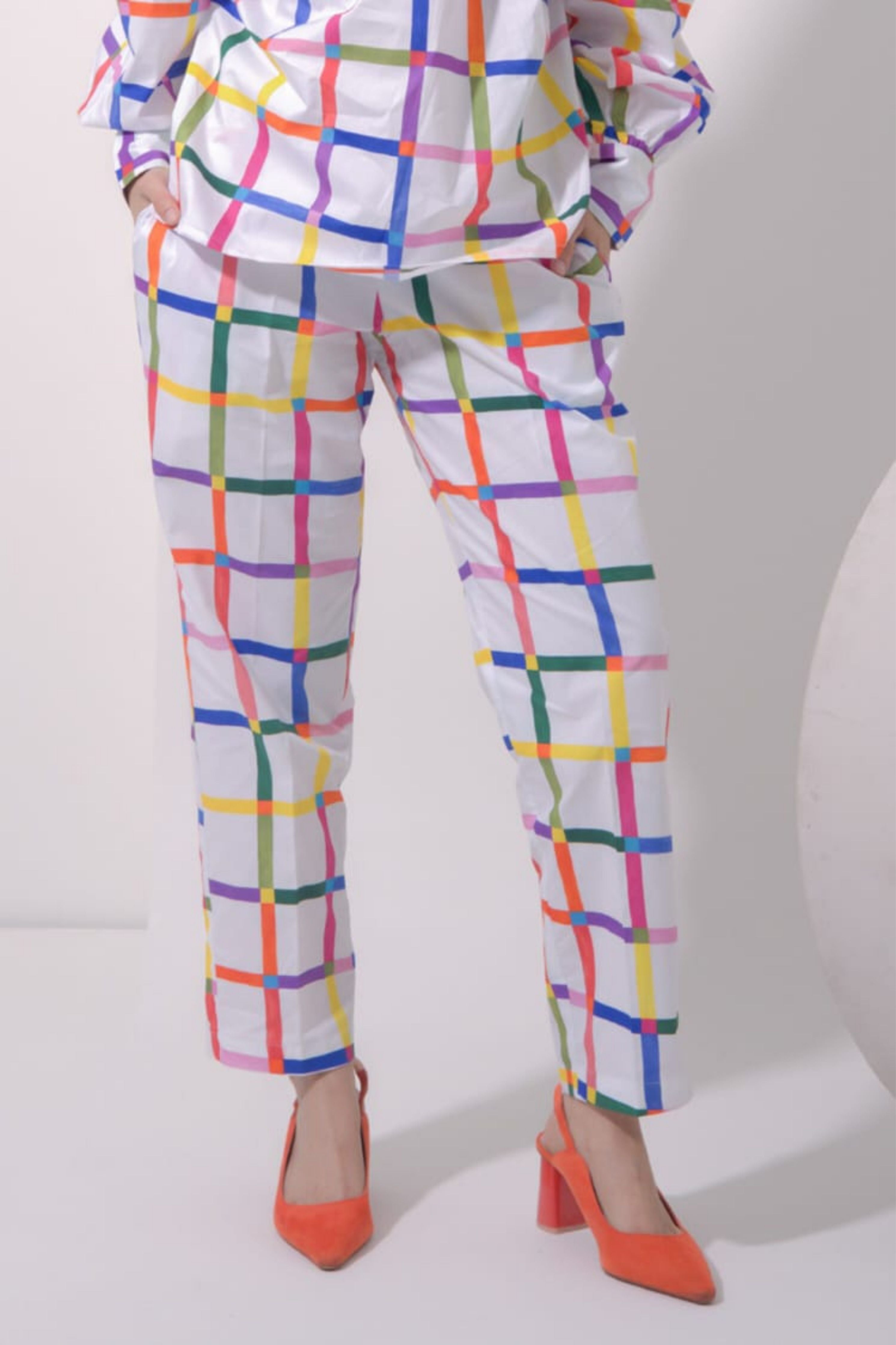 Over Sized Checks Co-Ord Set