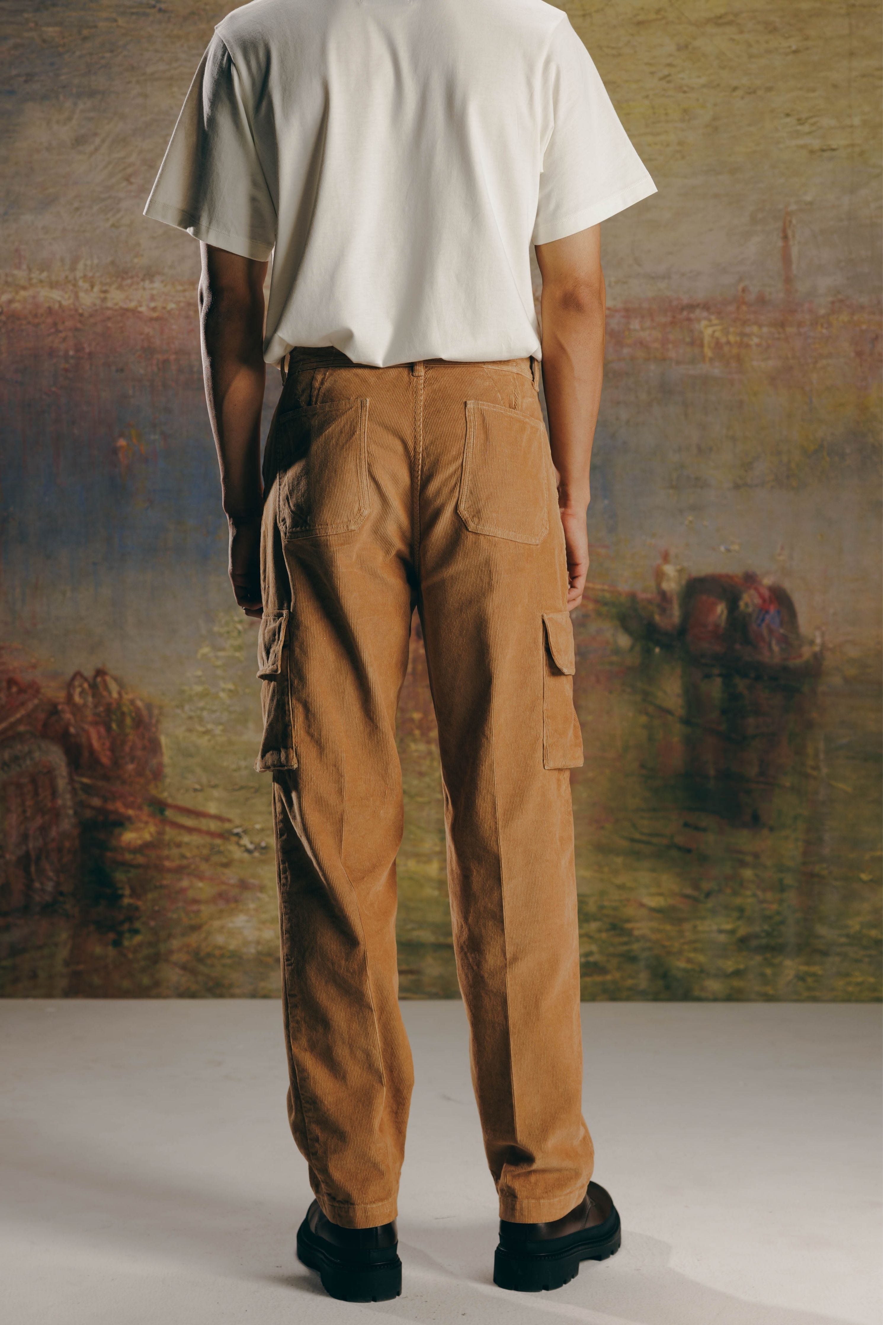 Overdyed Stone Washed Cargo Pants
