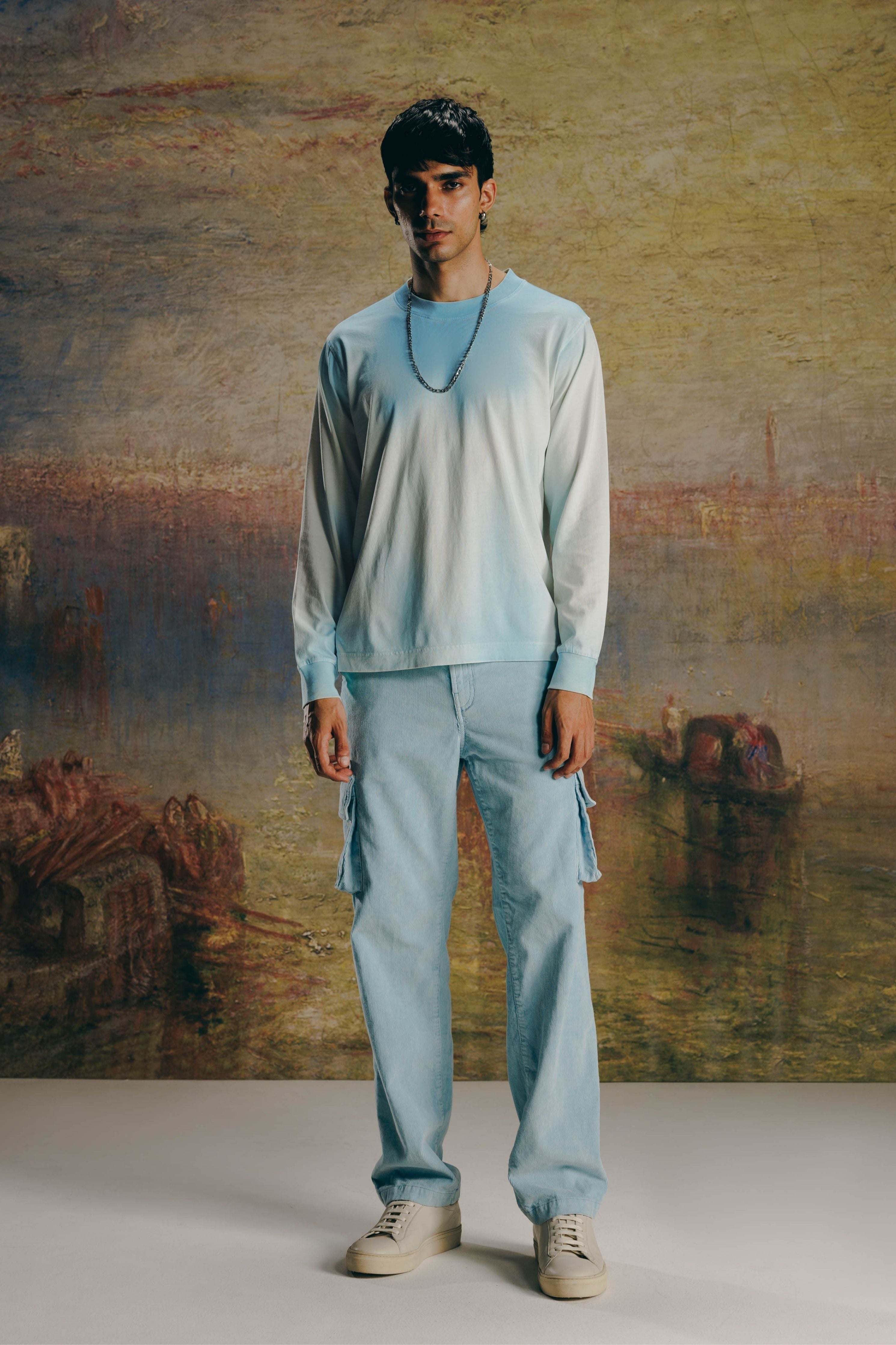 Overdyed Stone Washed Cargo Pants
