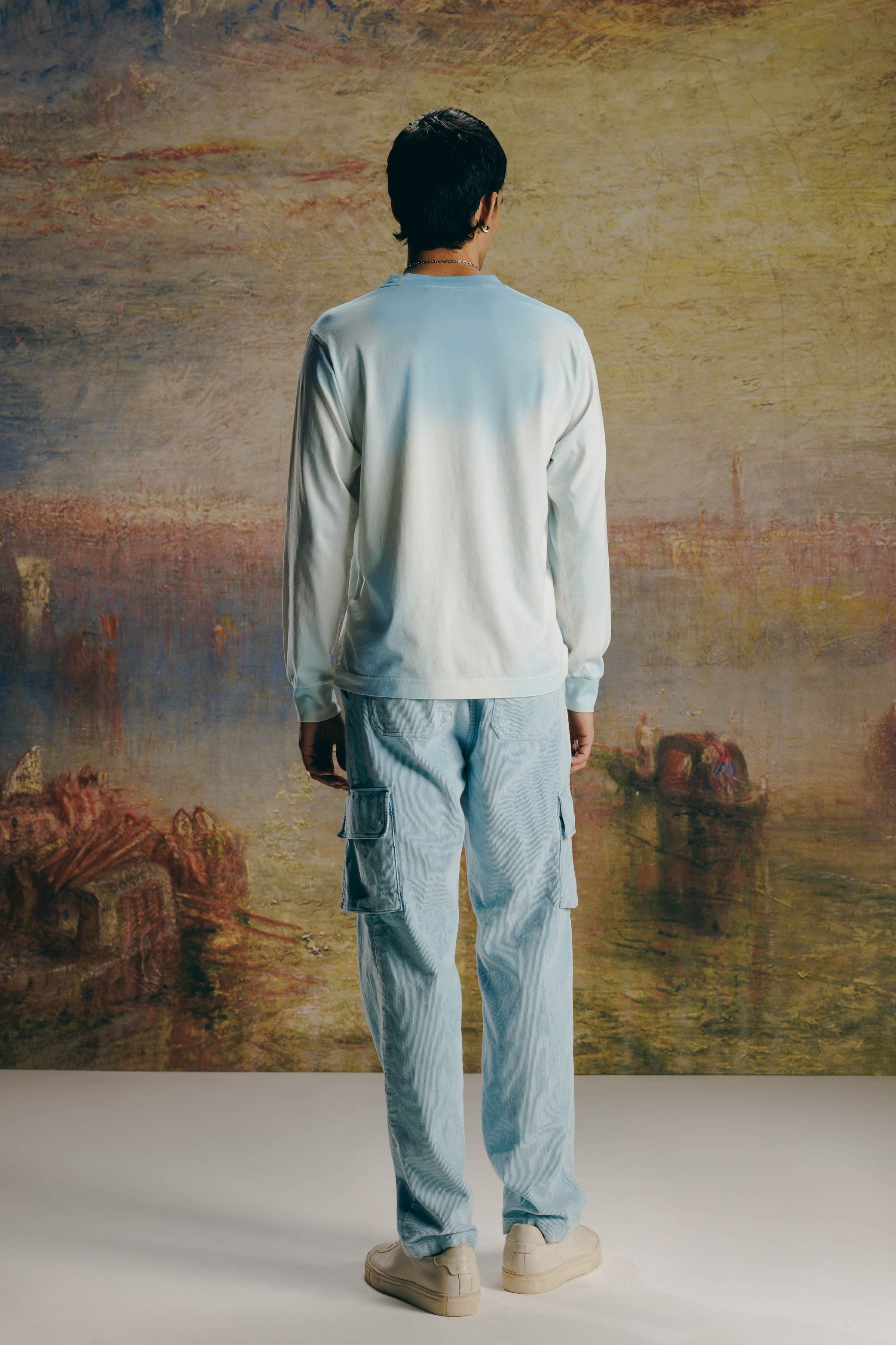 Overdyed Stone Washed Cargo Pants