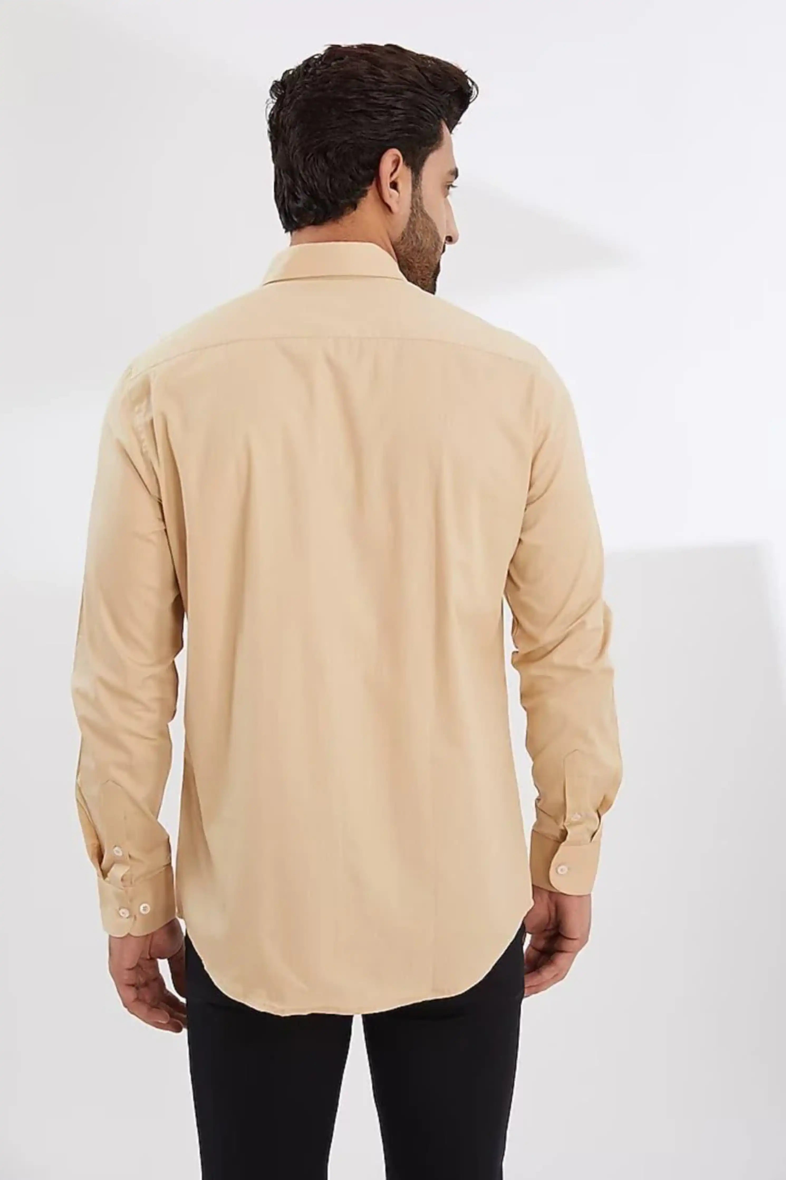 Printed Cream Shirt