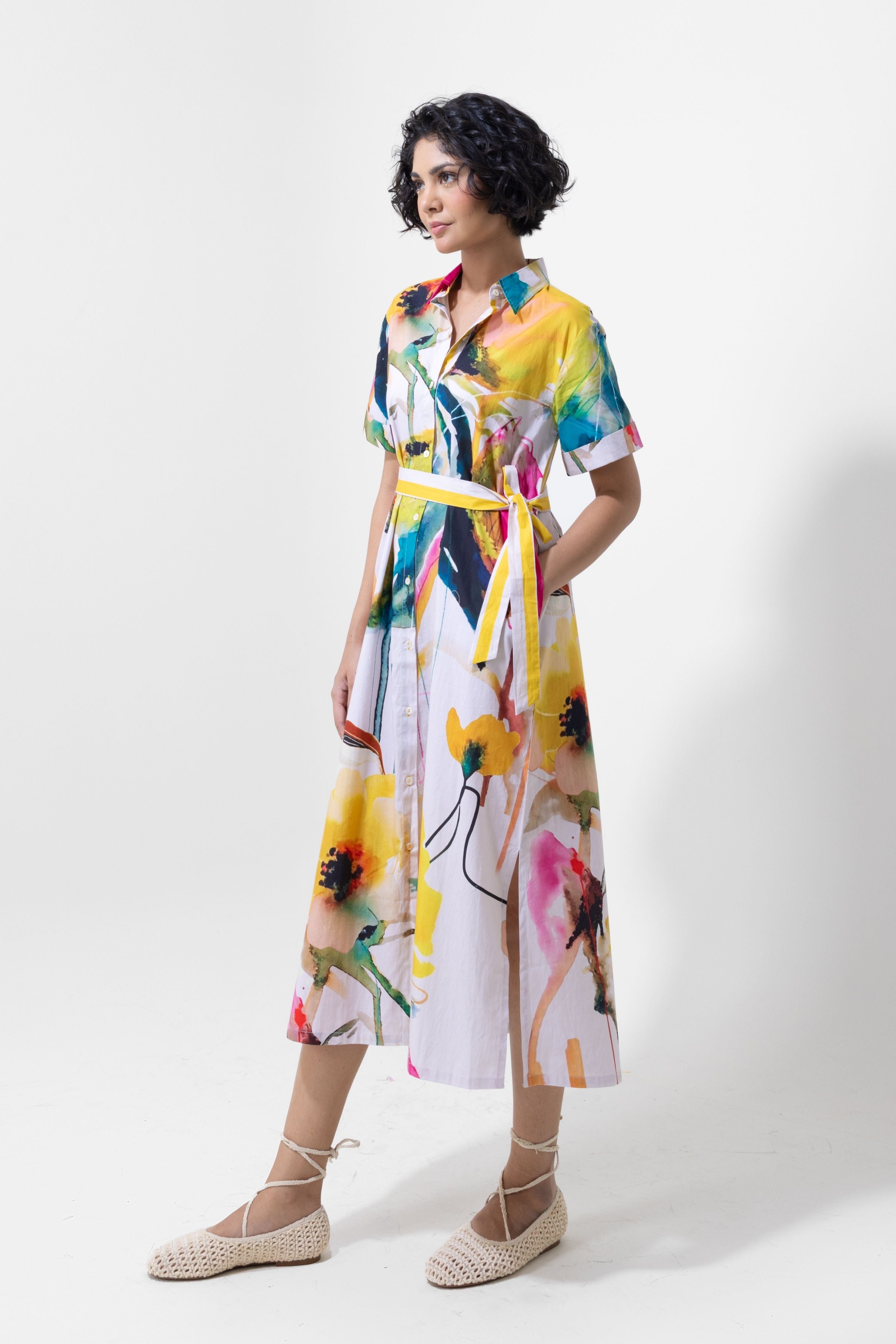 Abstract Art Middi Dress
