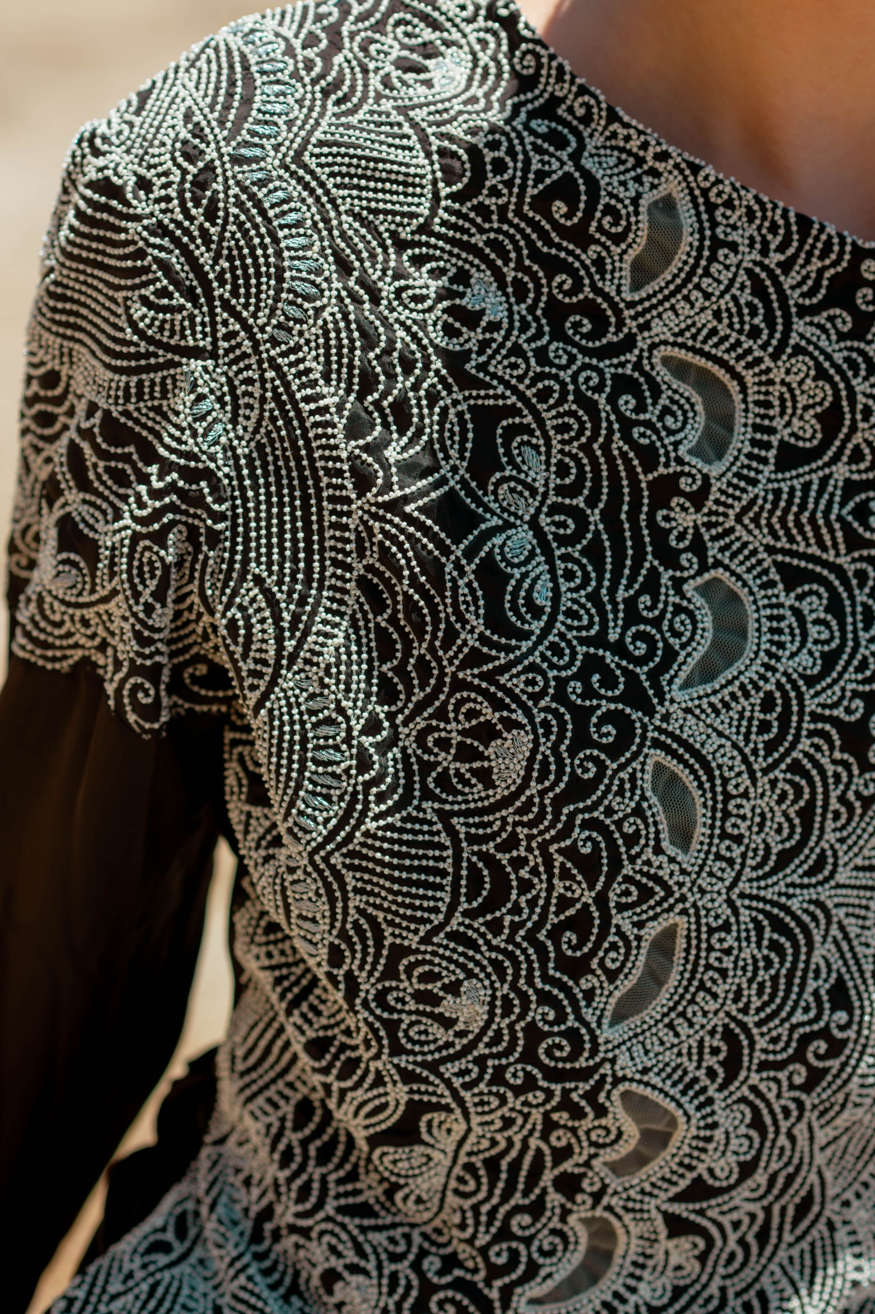 Embroidered Long Dress