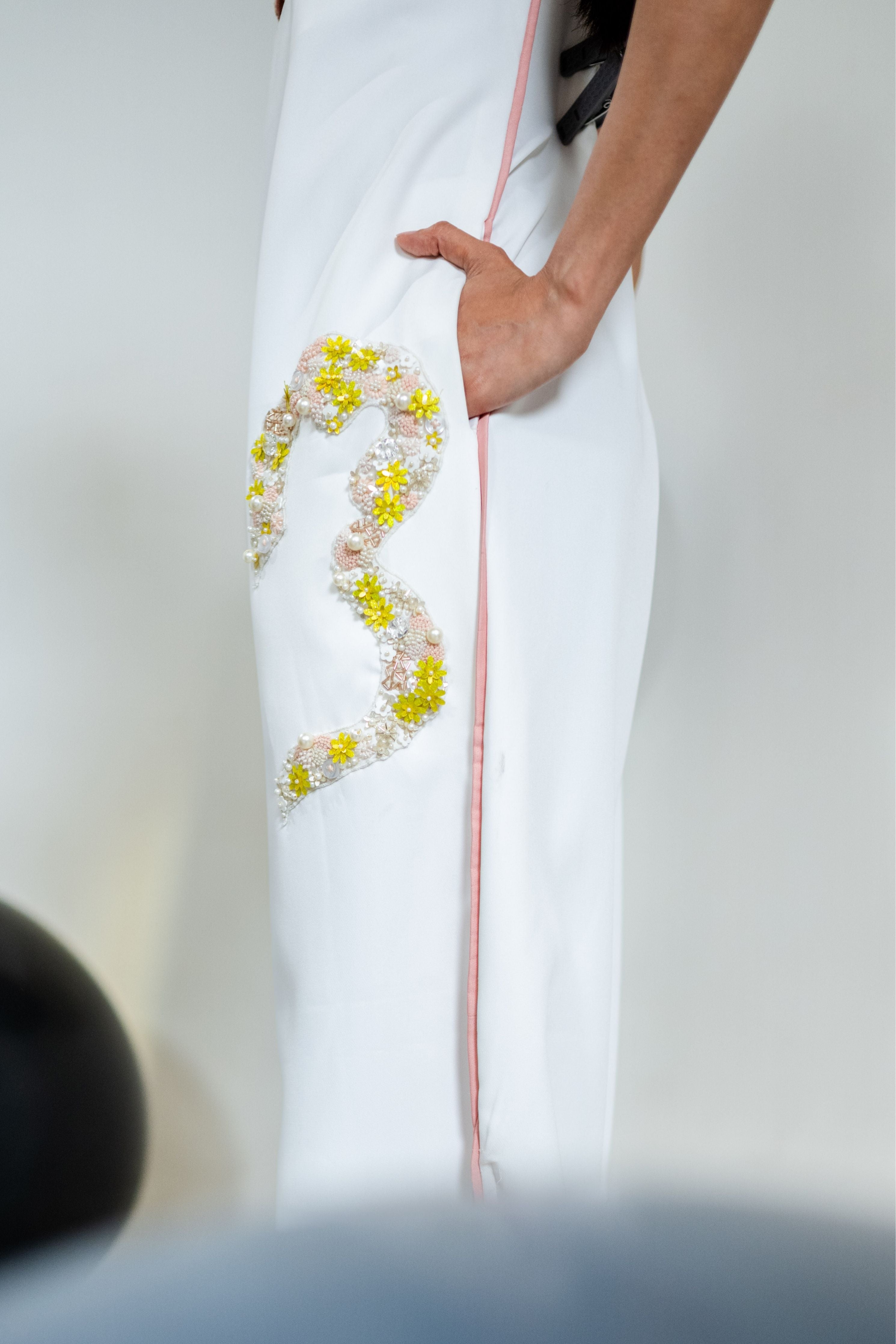 Embroidered Bomber Jumpsuit