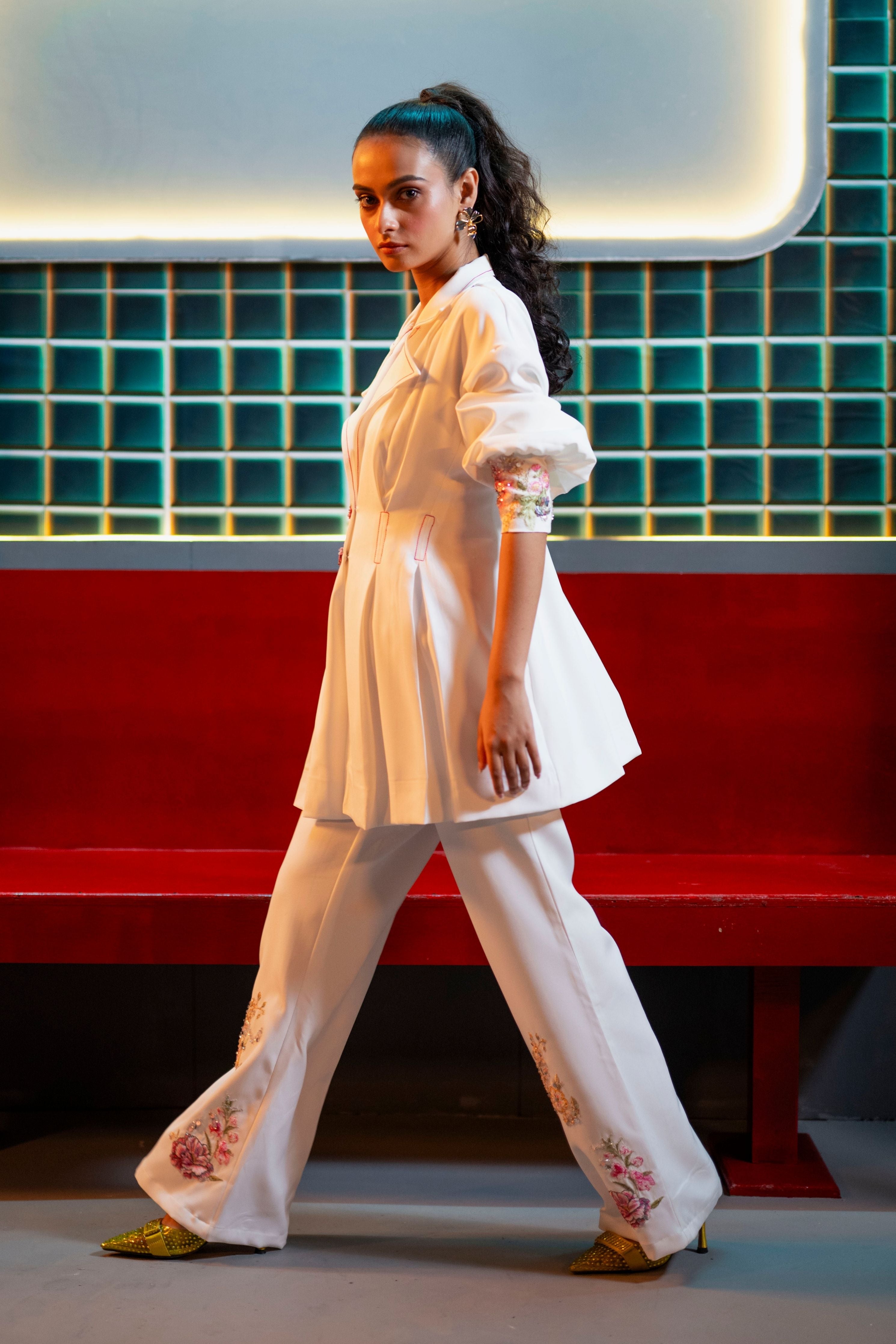 Pant Suit With Hand Embroidery