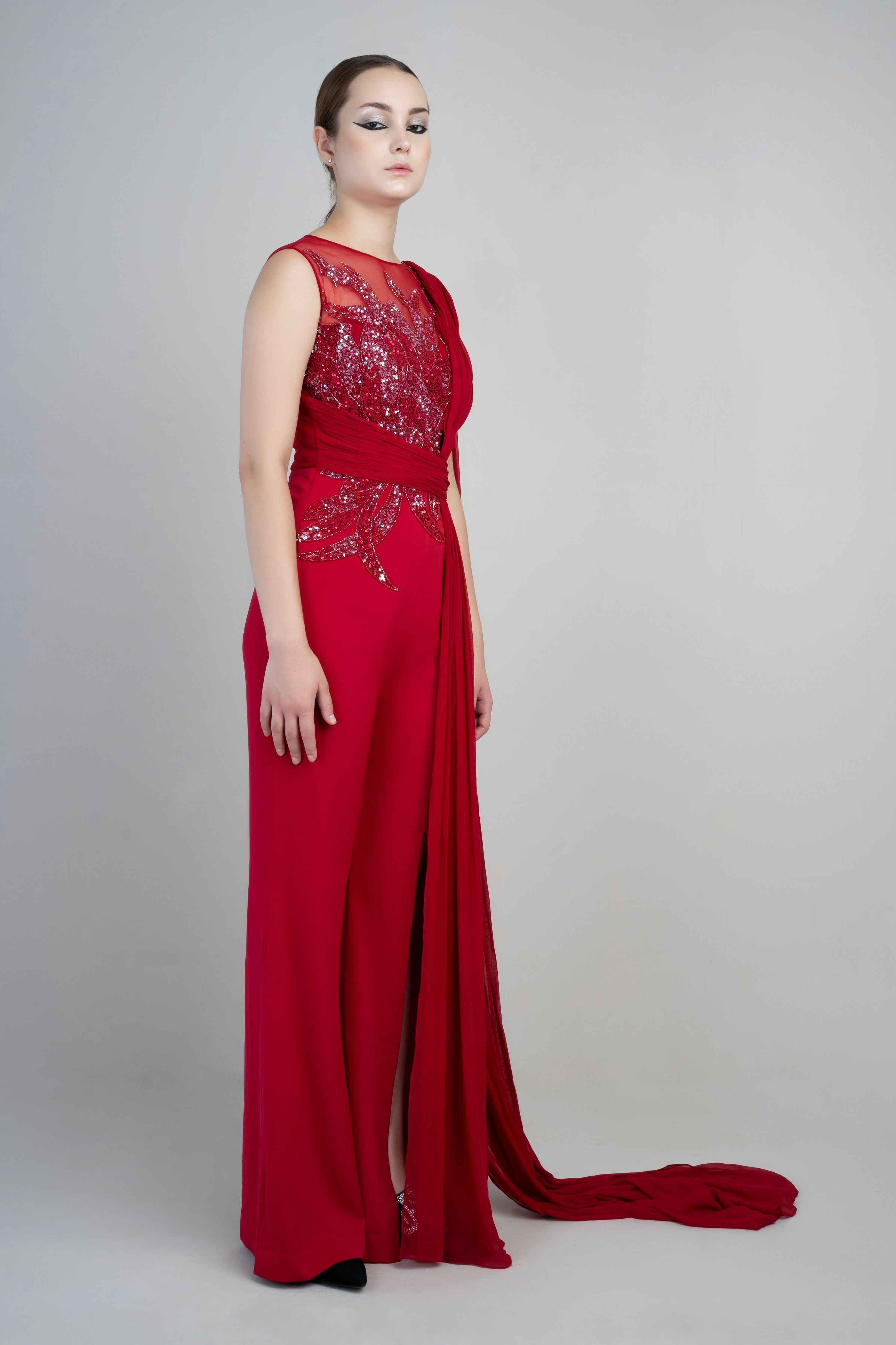 Anemone Rose Gown