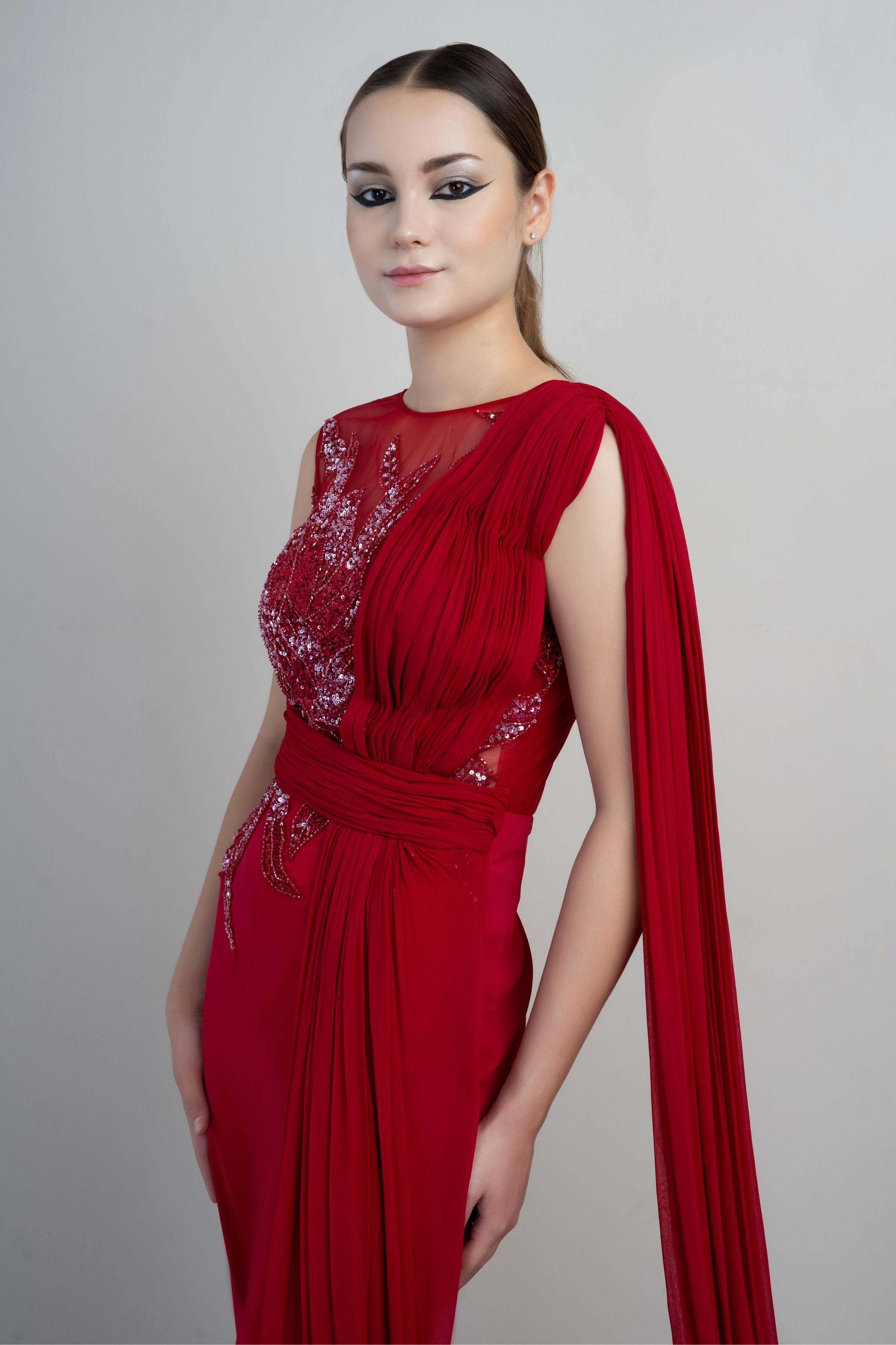Anemone Rose Gown