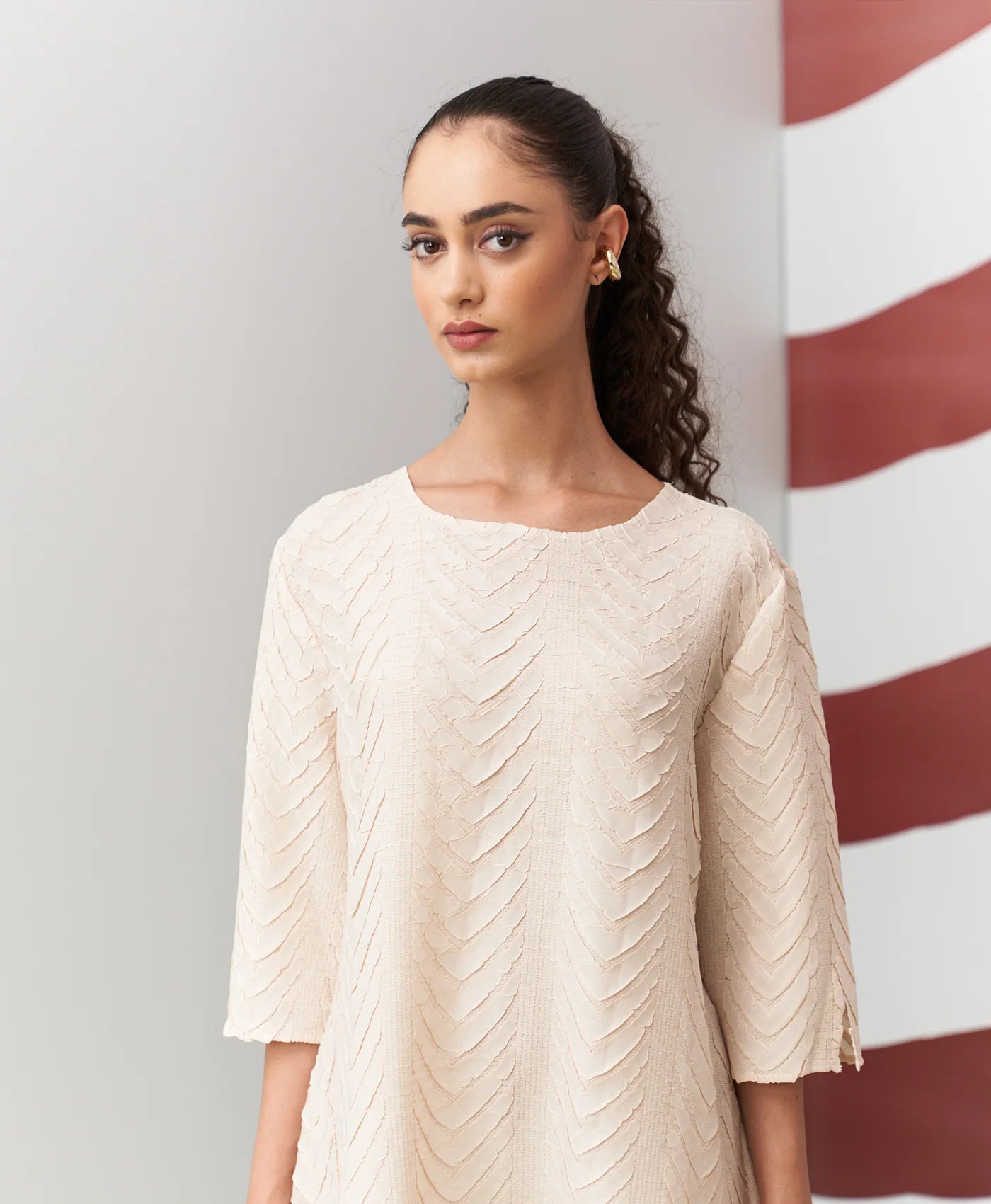 IVORY AVANYA DRESS
