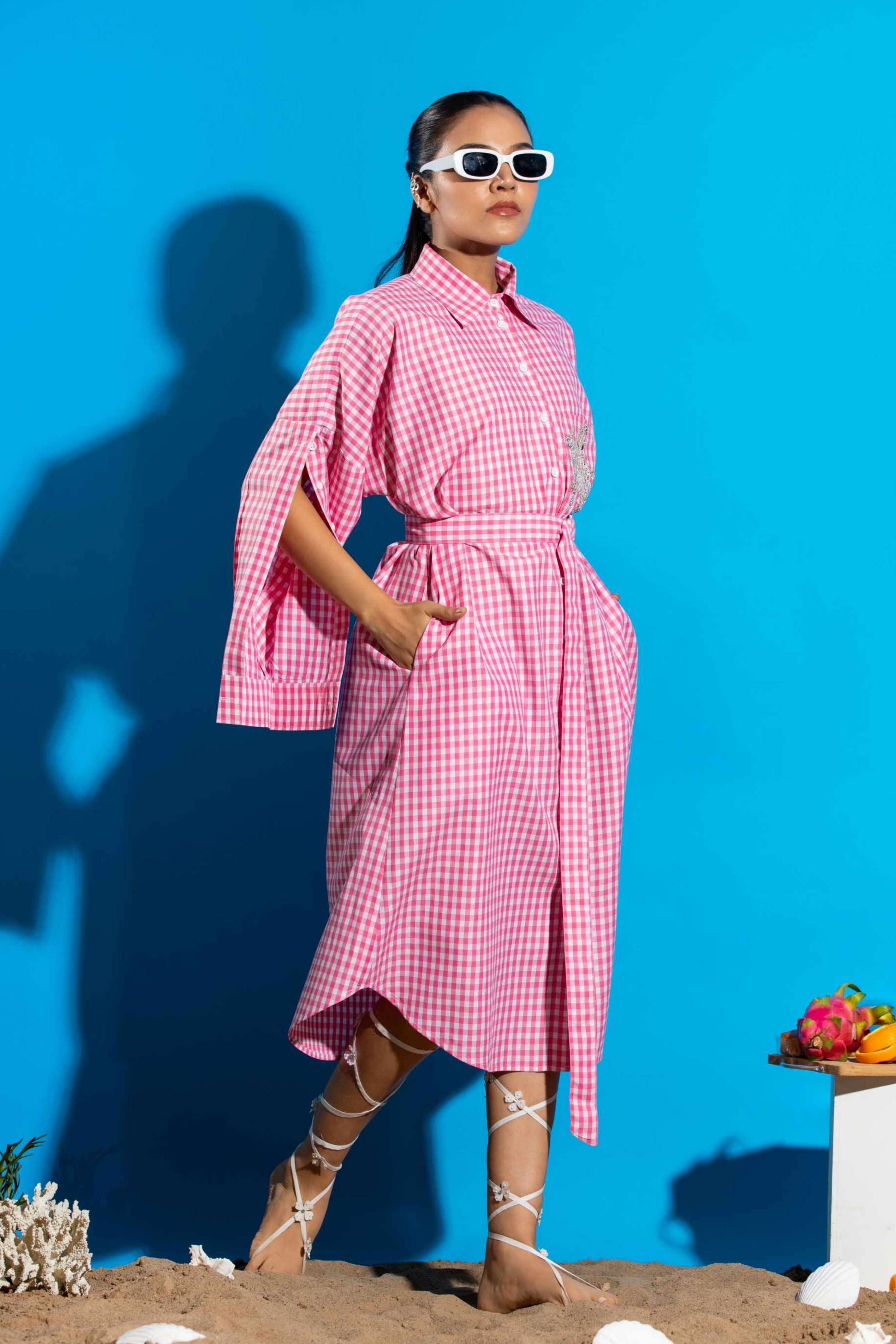 Pink Polypus Pocket Octopus Dress