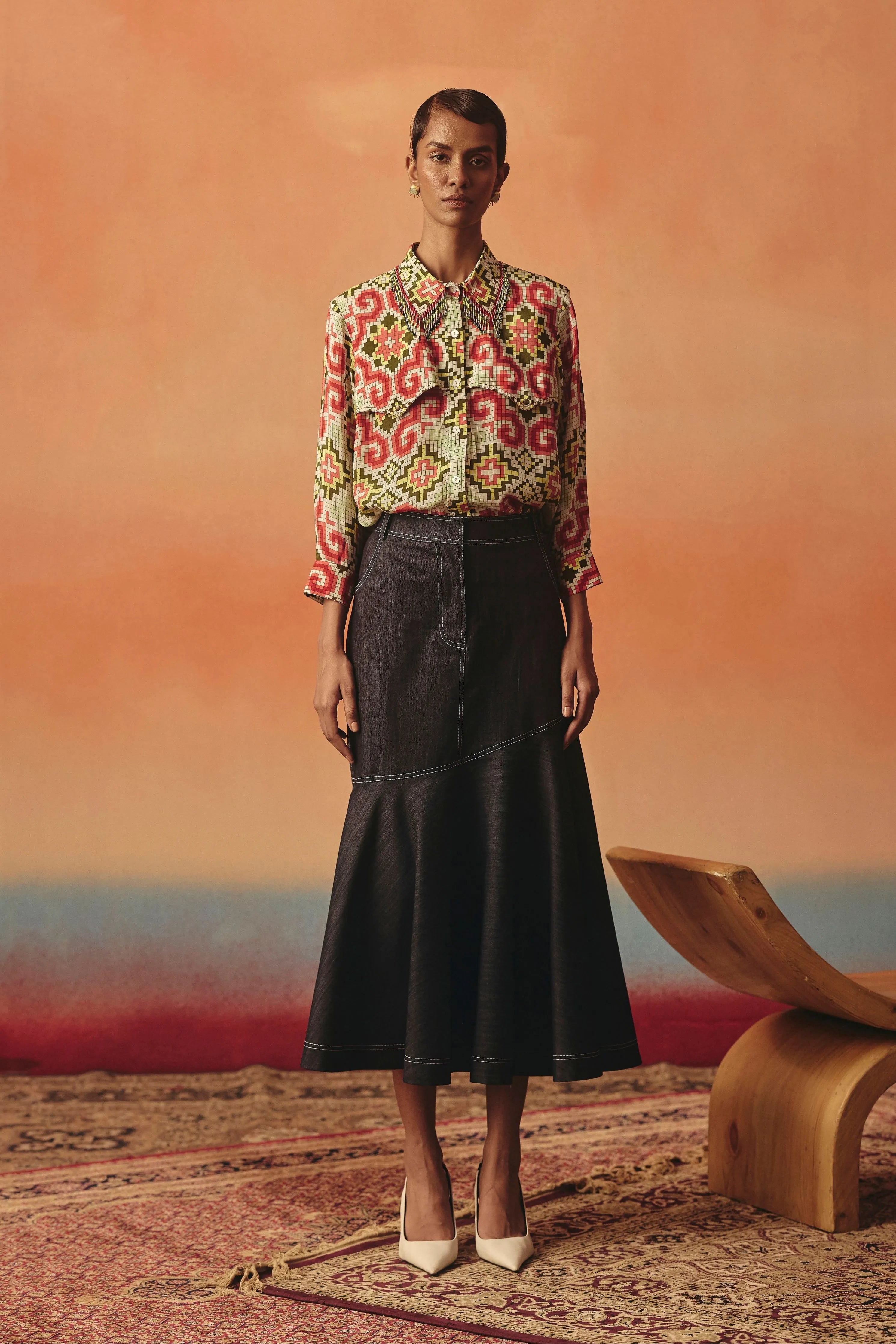 Tara Rivitted Shirt