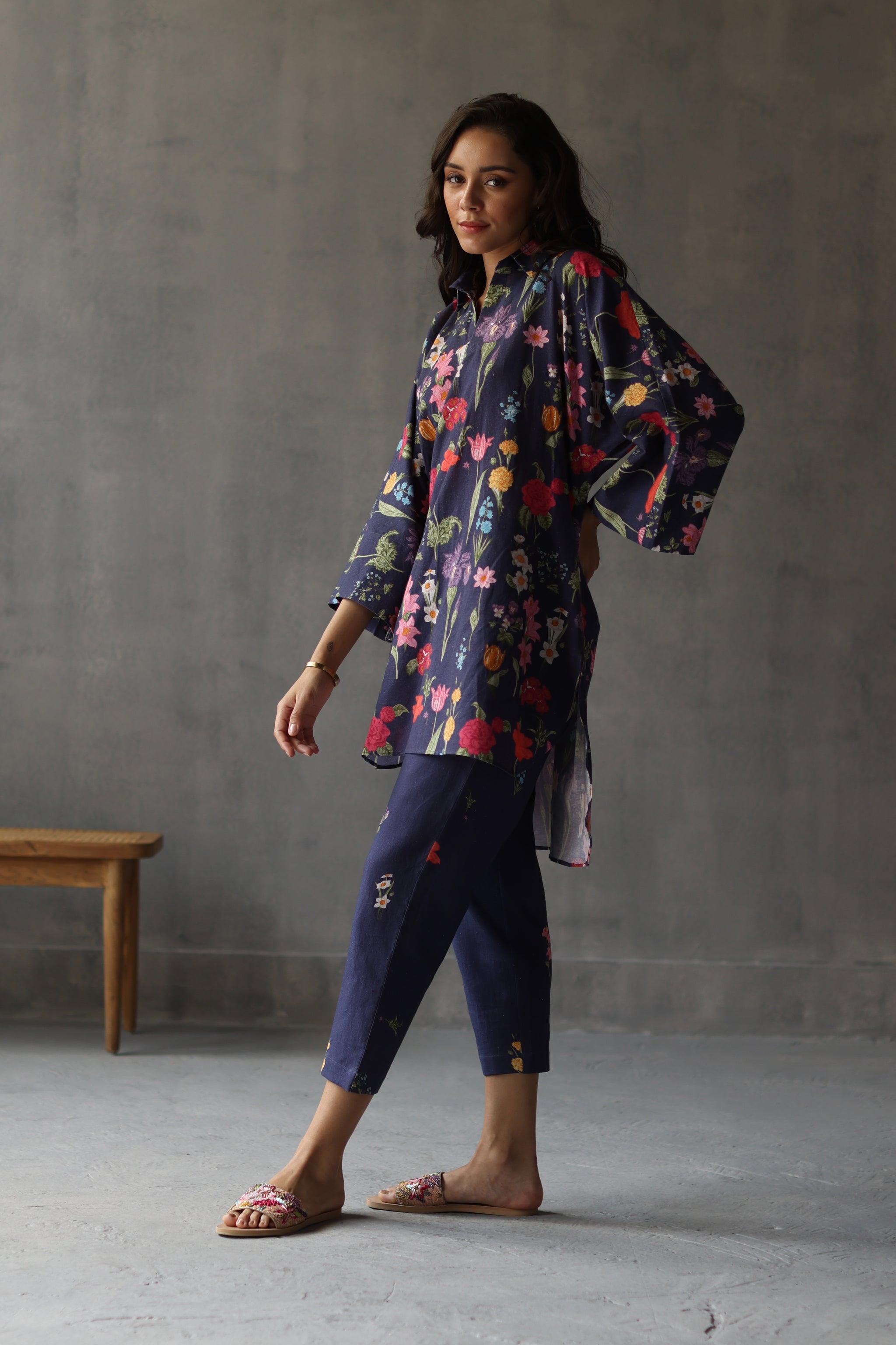 Primrose Pants Navy Blue