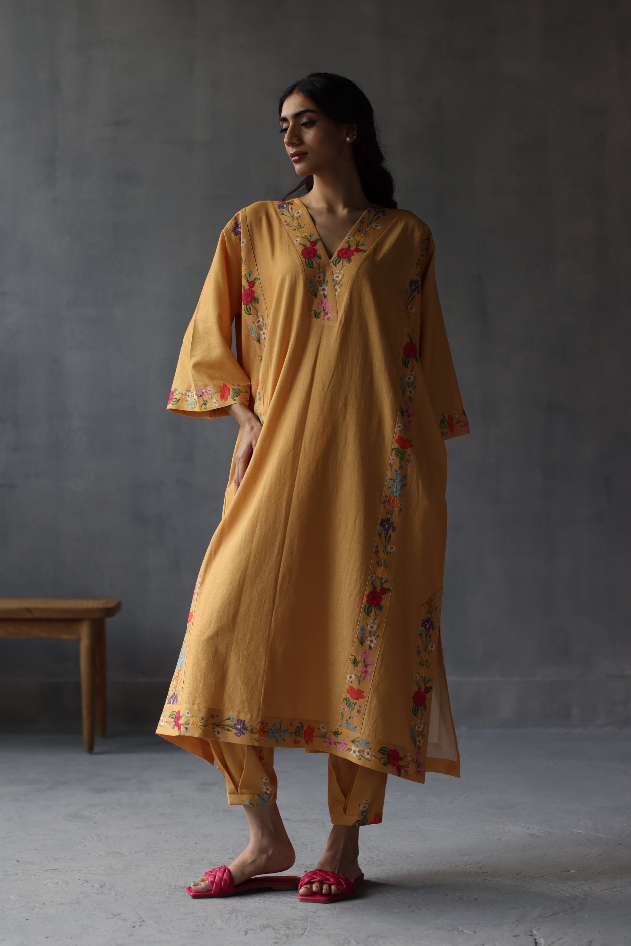 Primrose Phiran Set Mango
