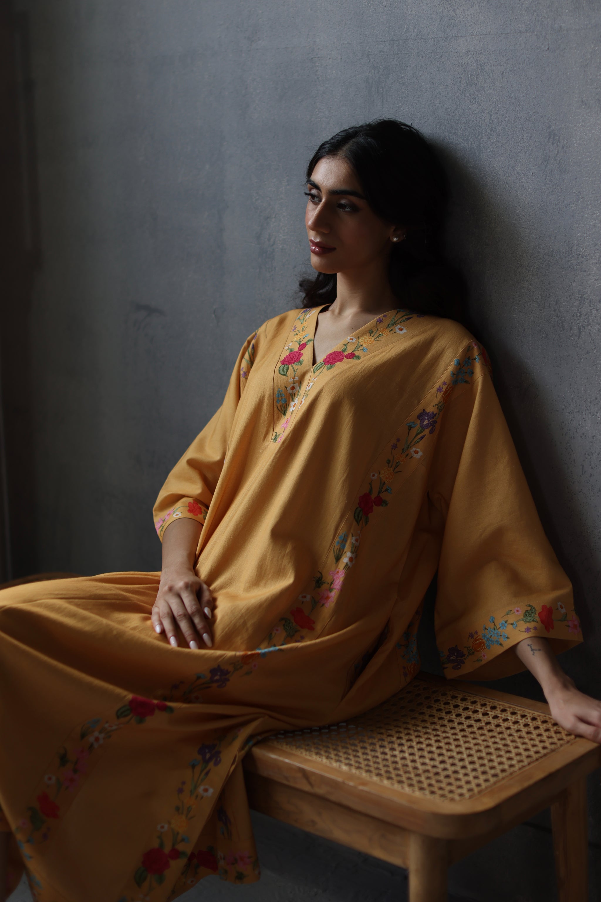 Primrose Phiran Set Mango