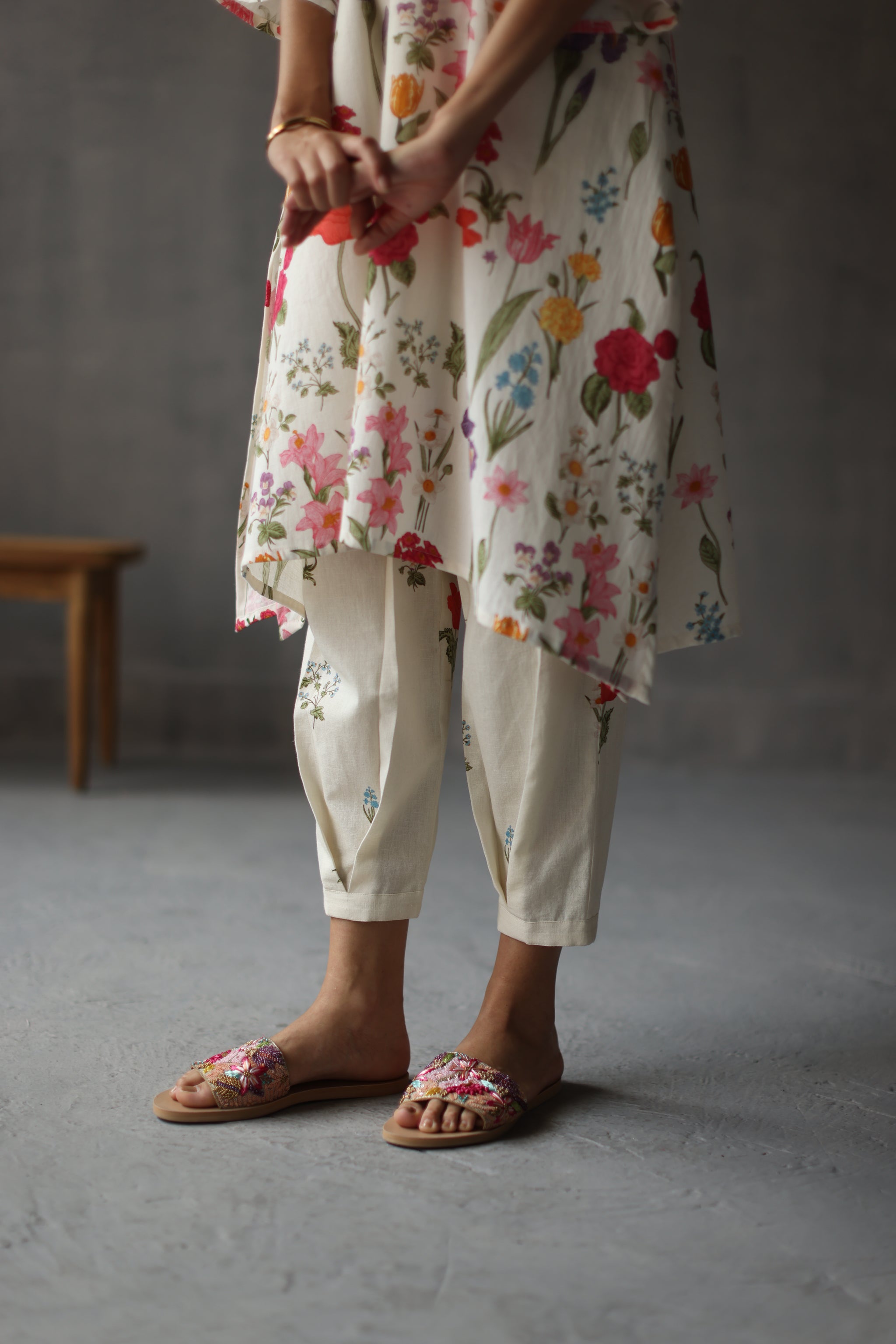 Primrose Kurta Set Ivory