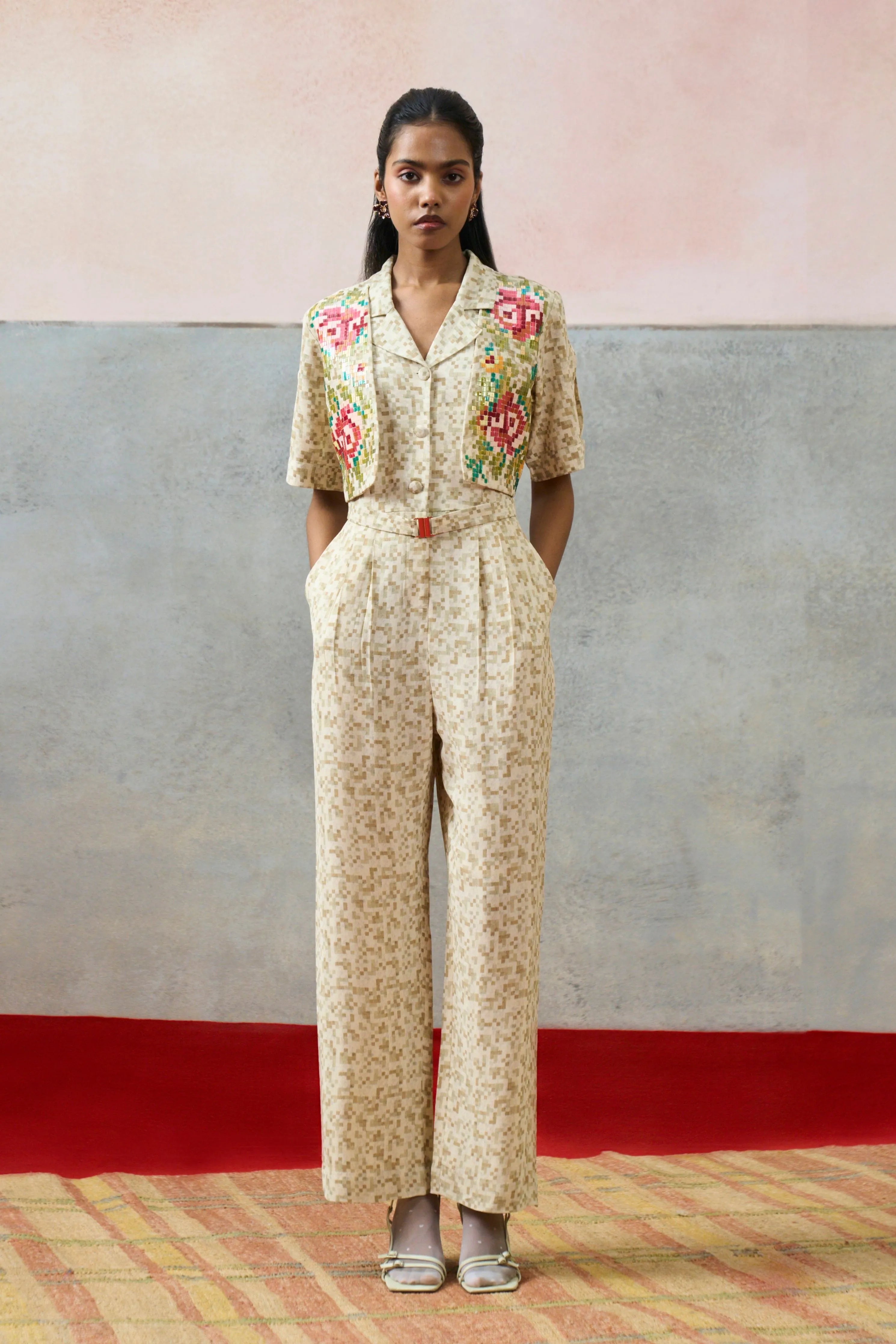 Milos Jumpsuit Biege