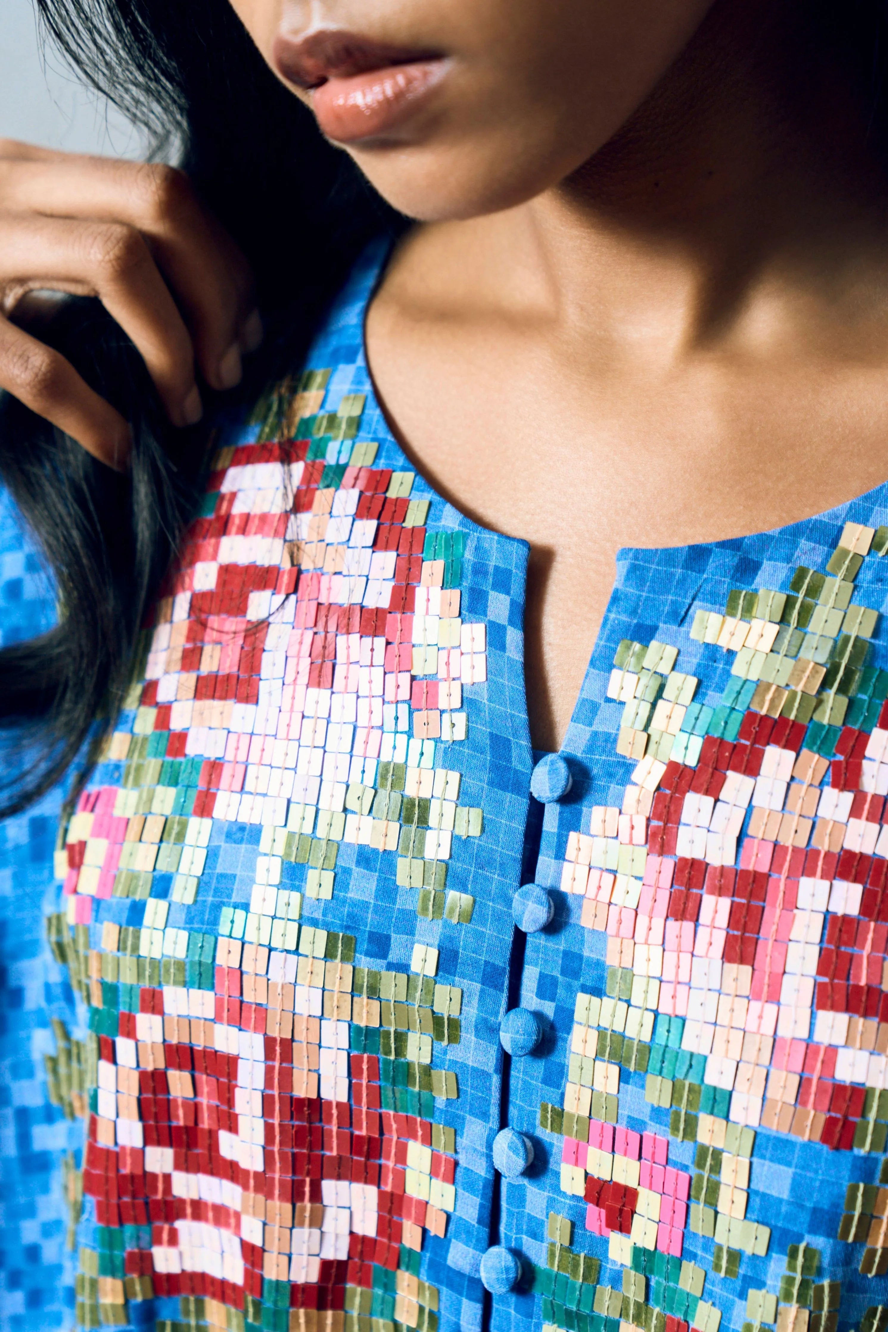 Sicily Dress Blue
