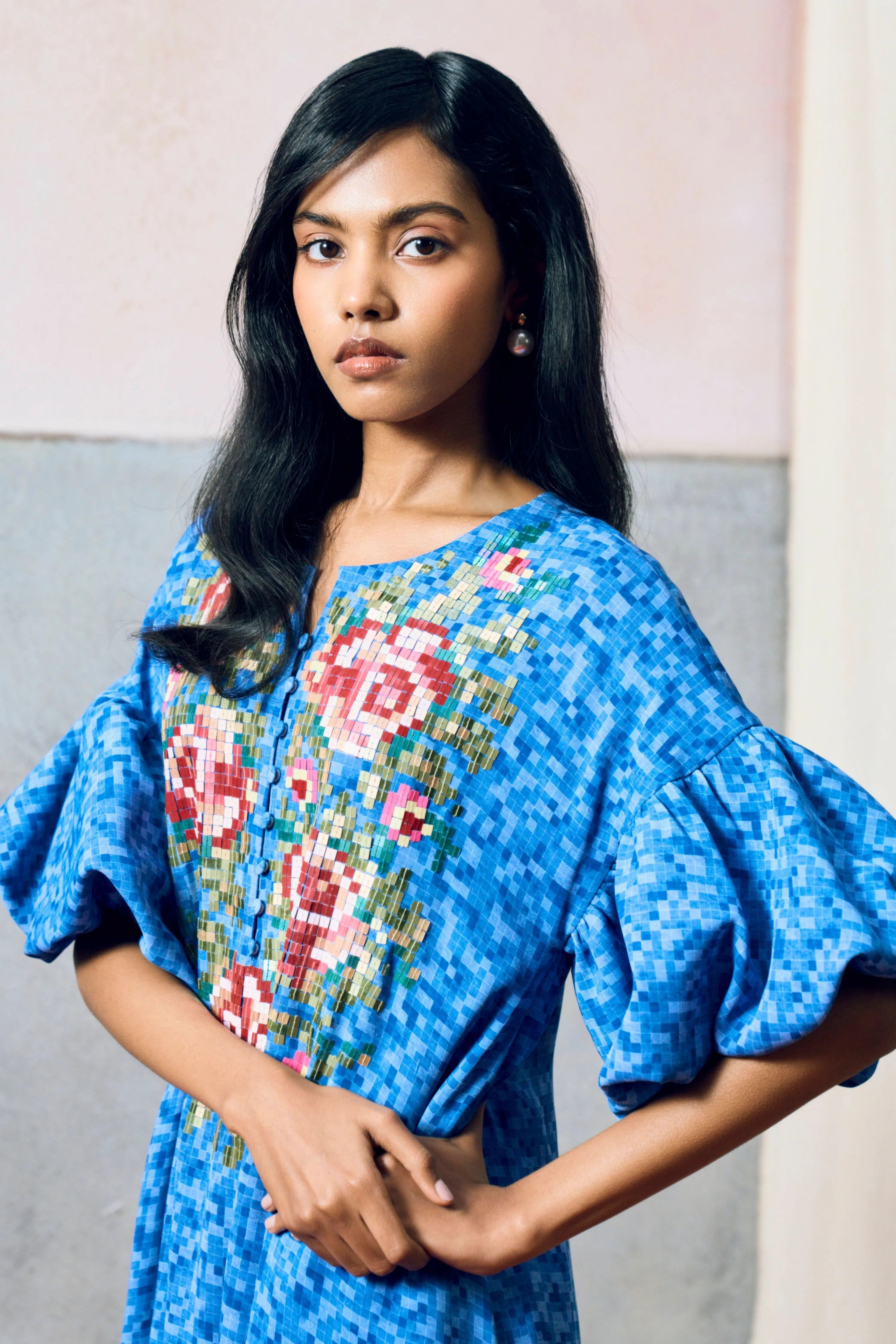 Sicily Dress Blue