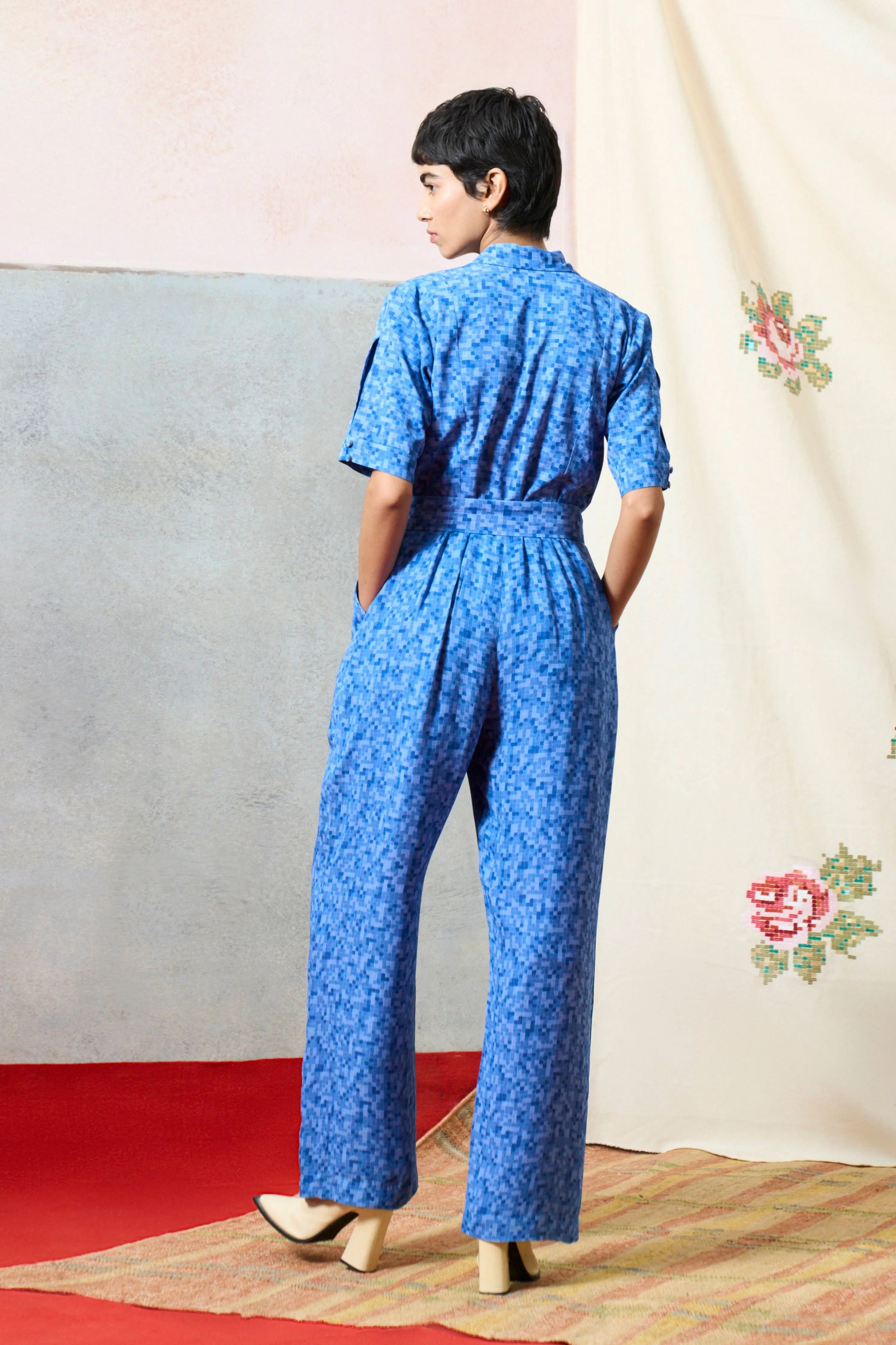 Milos Jumpsuit Blue