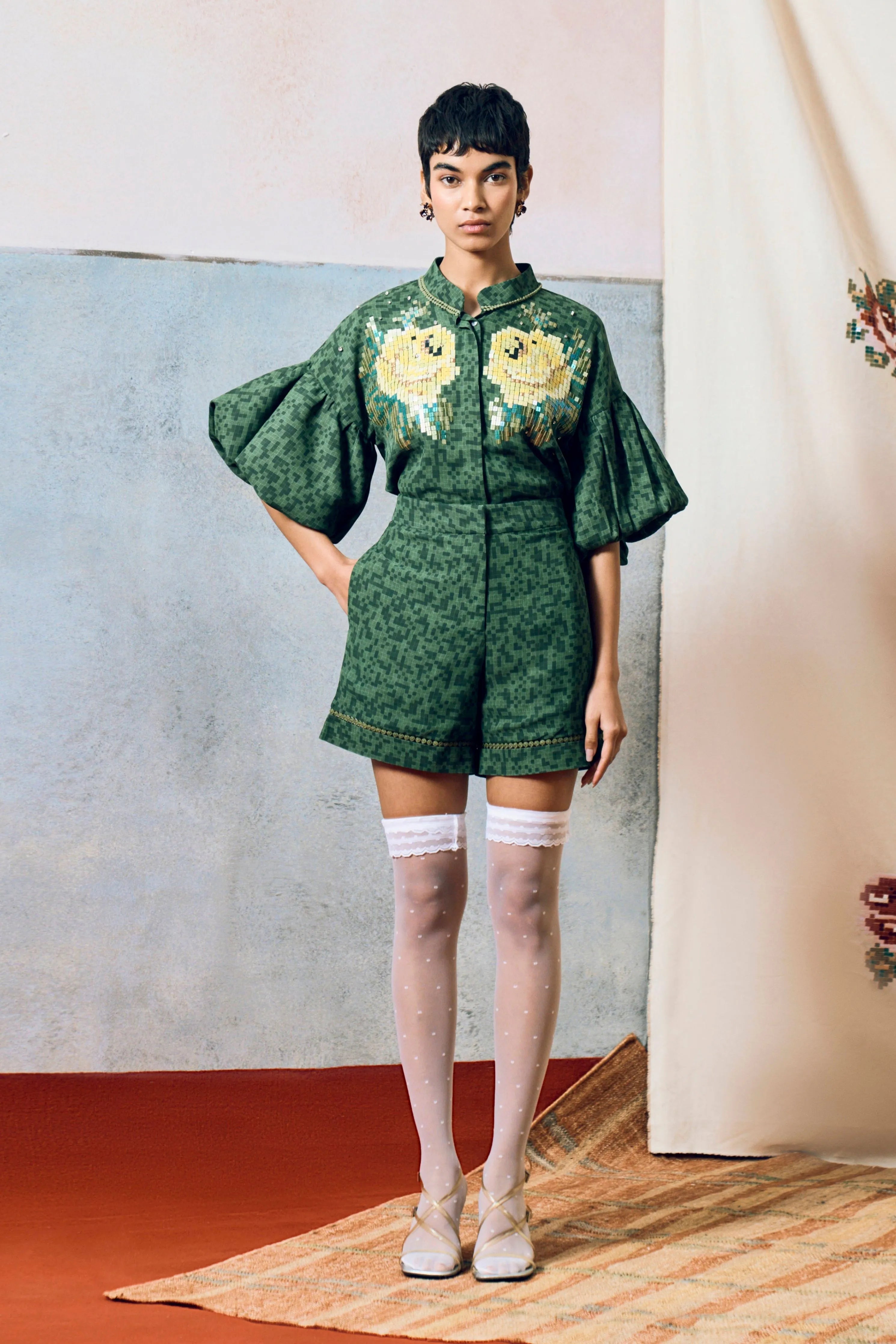 Elba Shorts Green