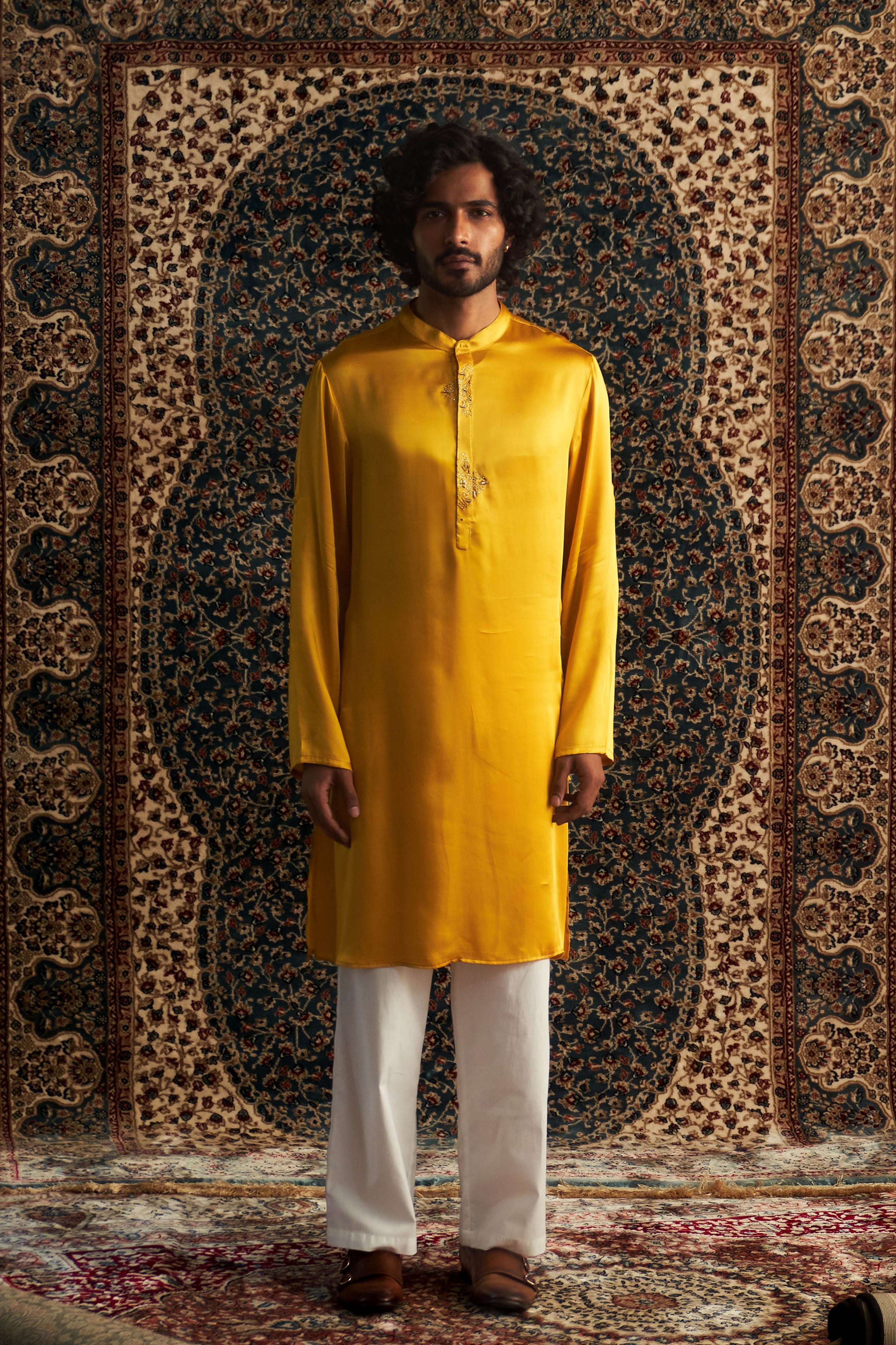 Marigold kurta set