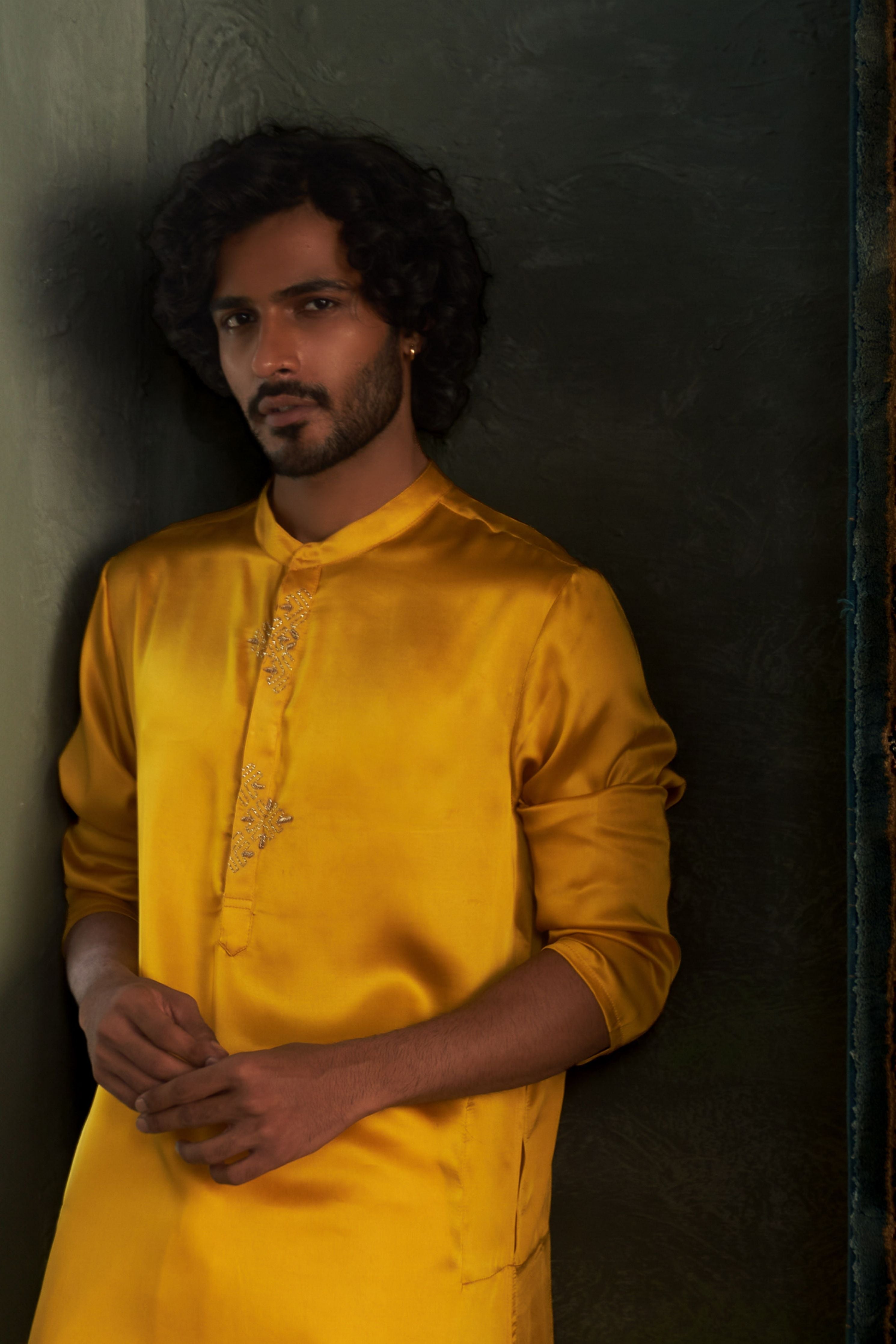 Marigold kurta set