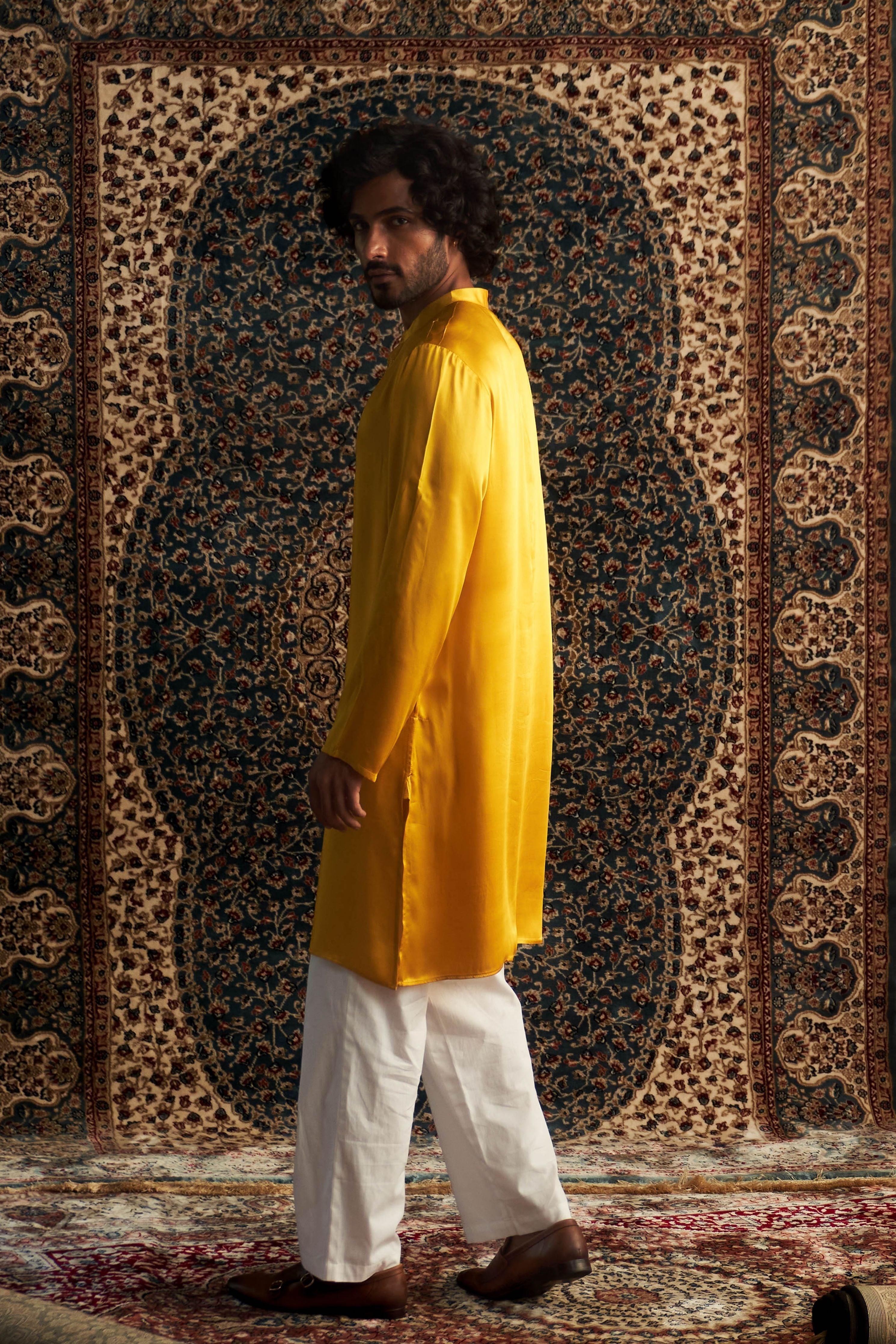Marigold kurta set