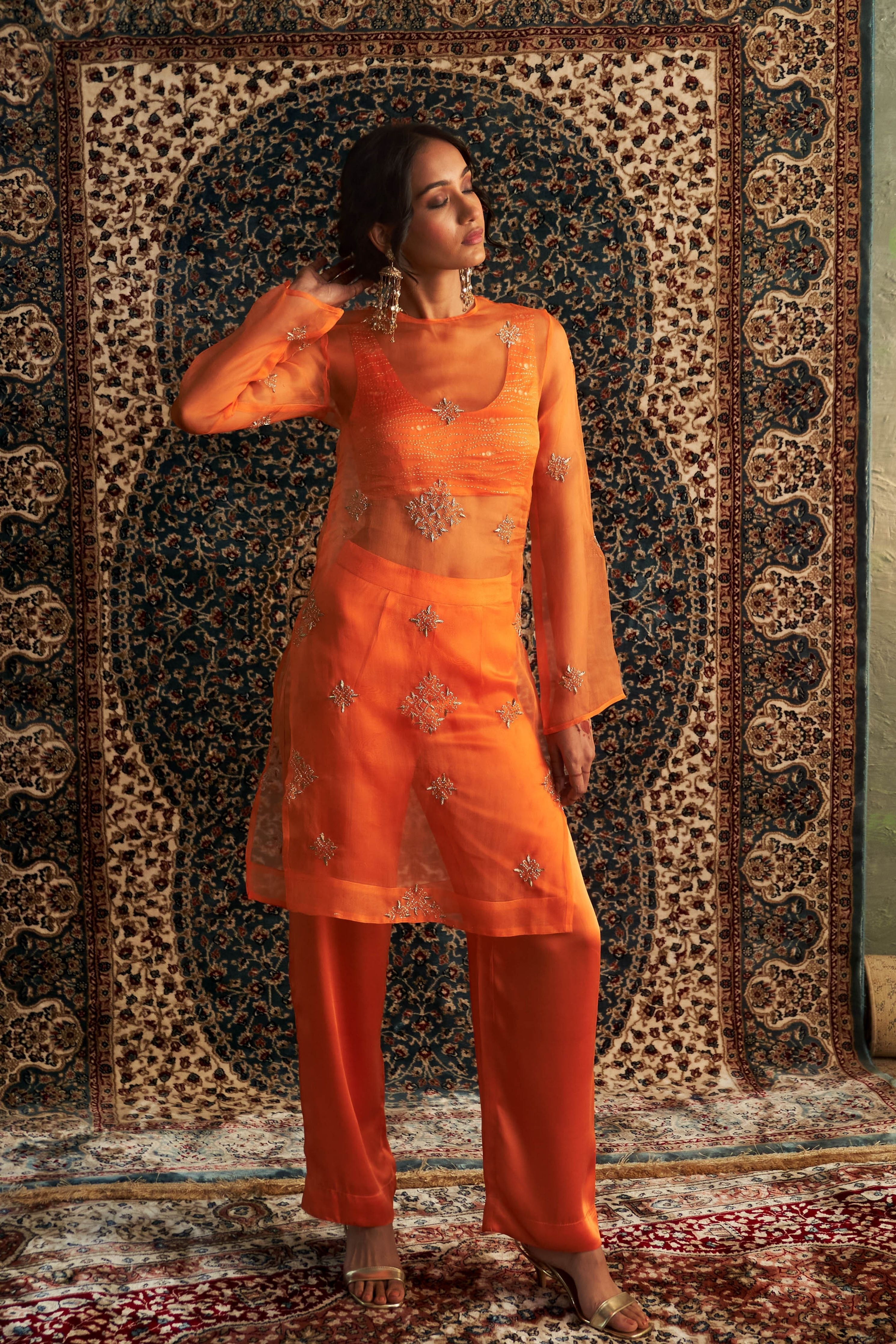 Saffron Straight Co-Ord Set