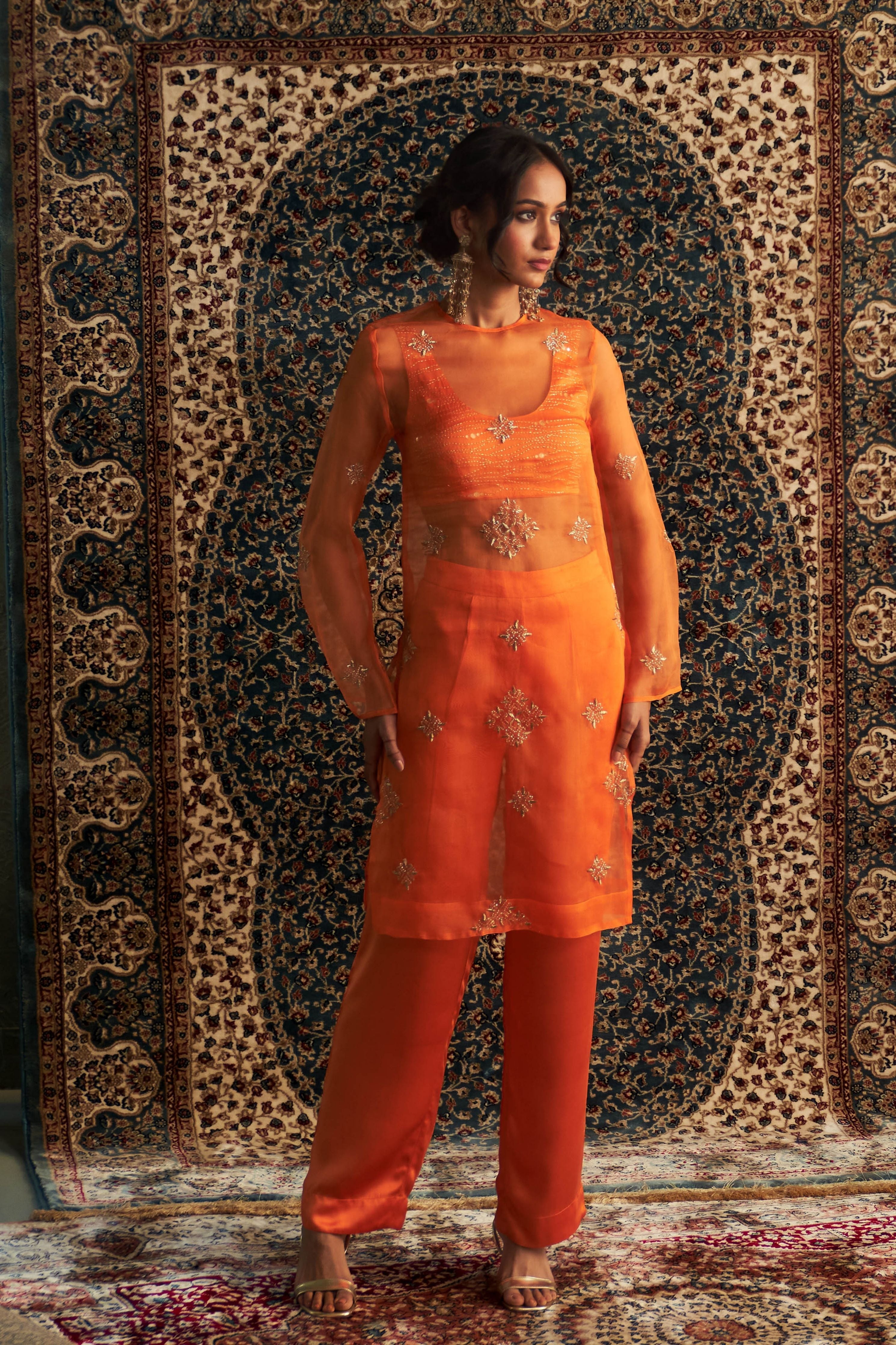Saffron Straight Co-Ord Set