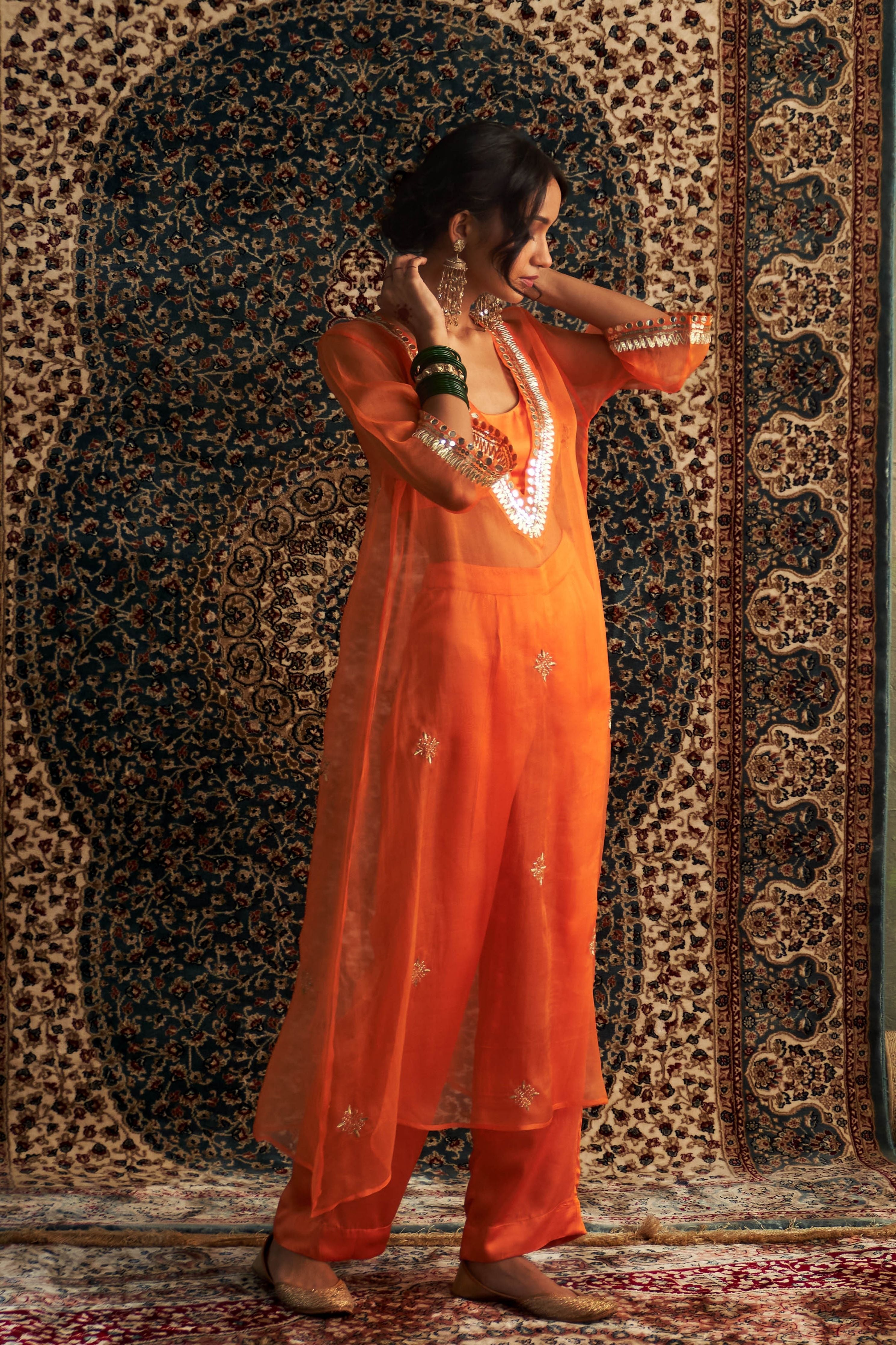 Saffron V Neck Co-Ord Set