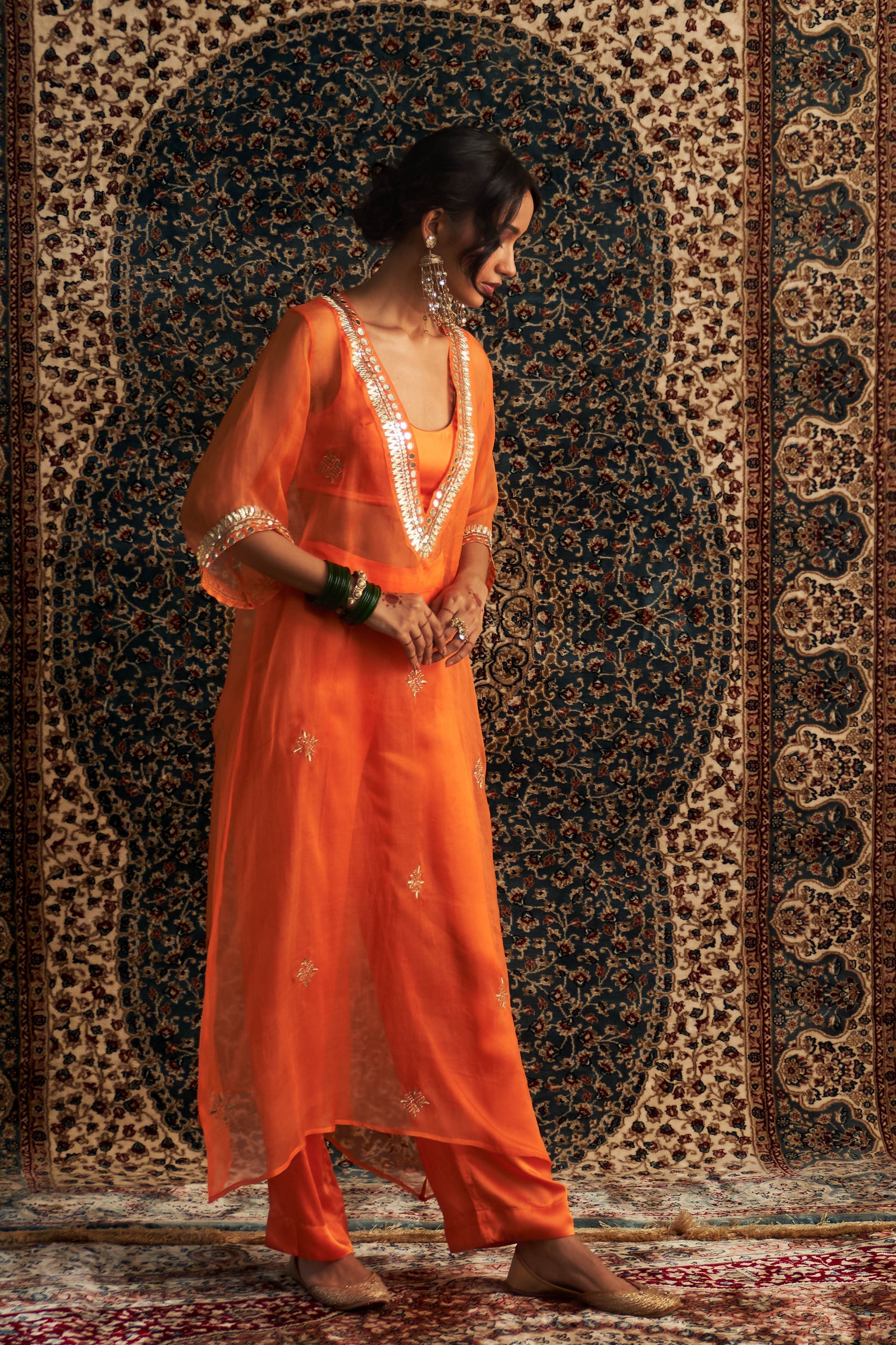 Saffron V Neck Co-Ord Set