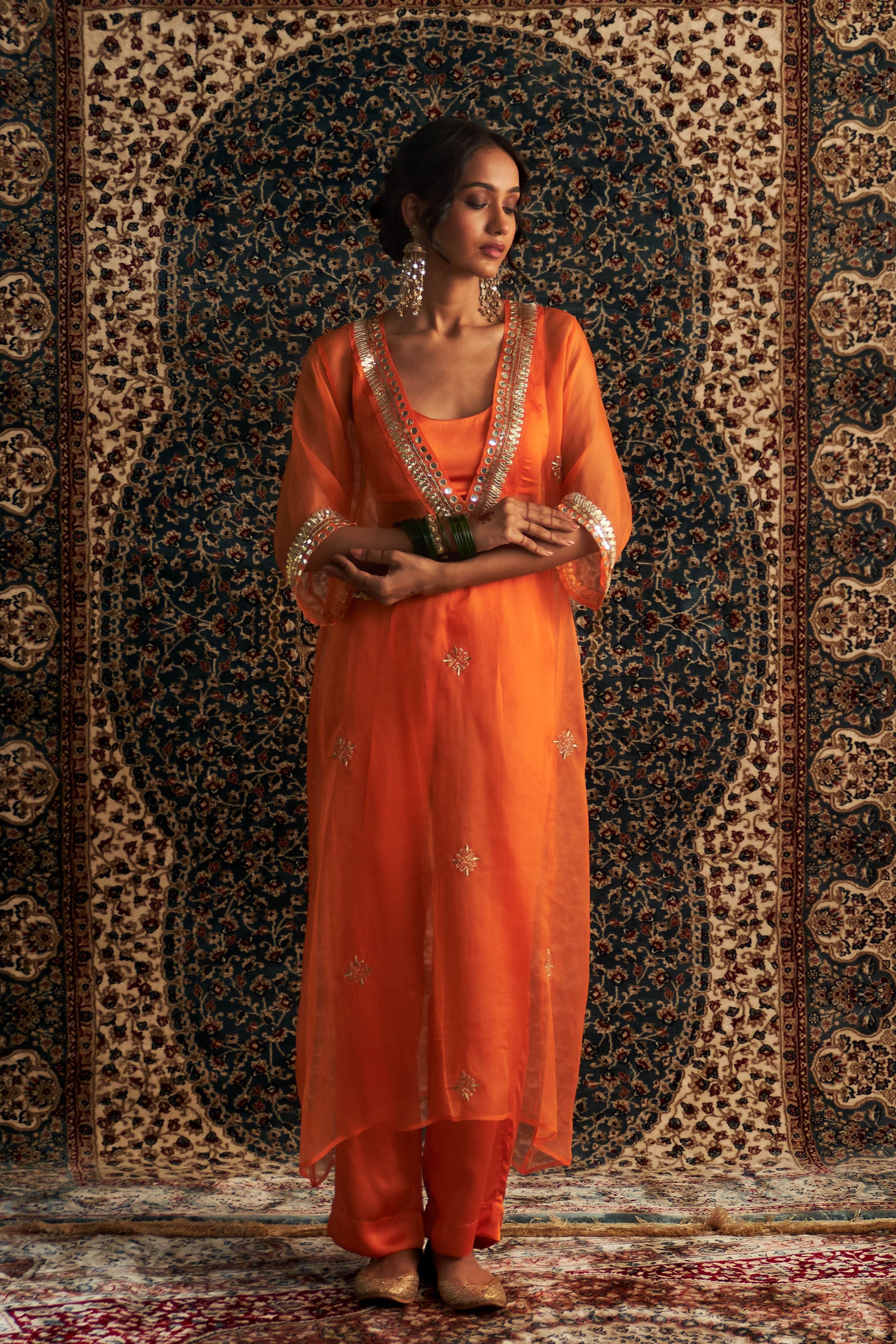 Saffron V Neck Co-Ord Set