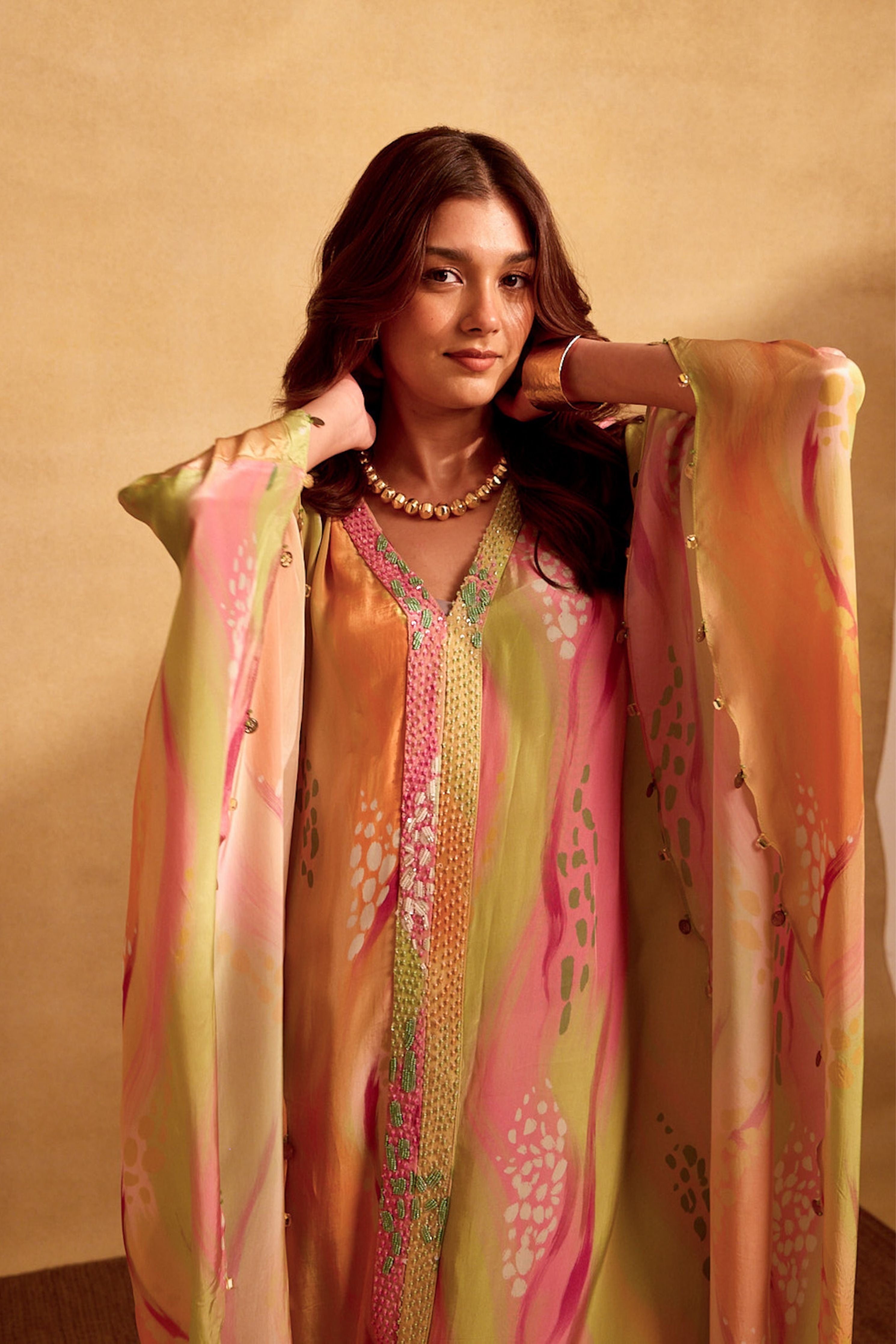 Sarah Kaftan Maxi Dress