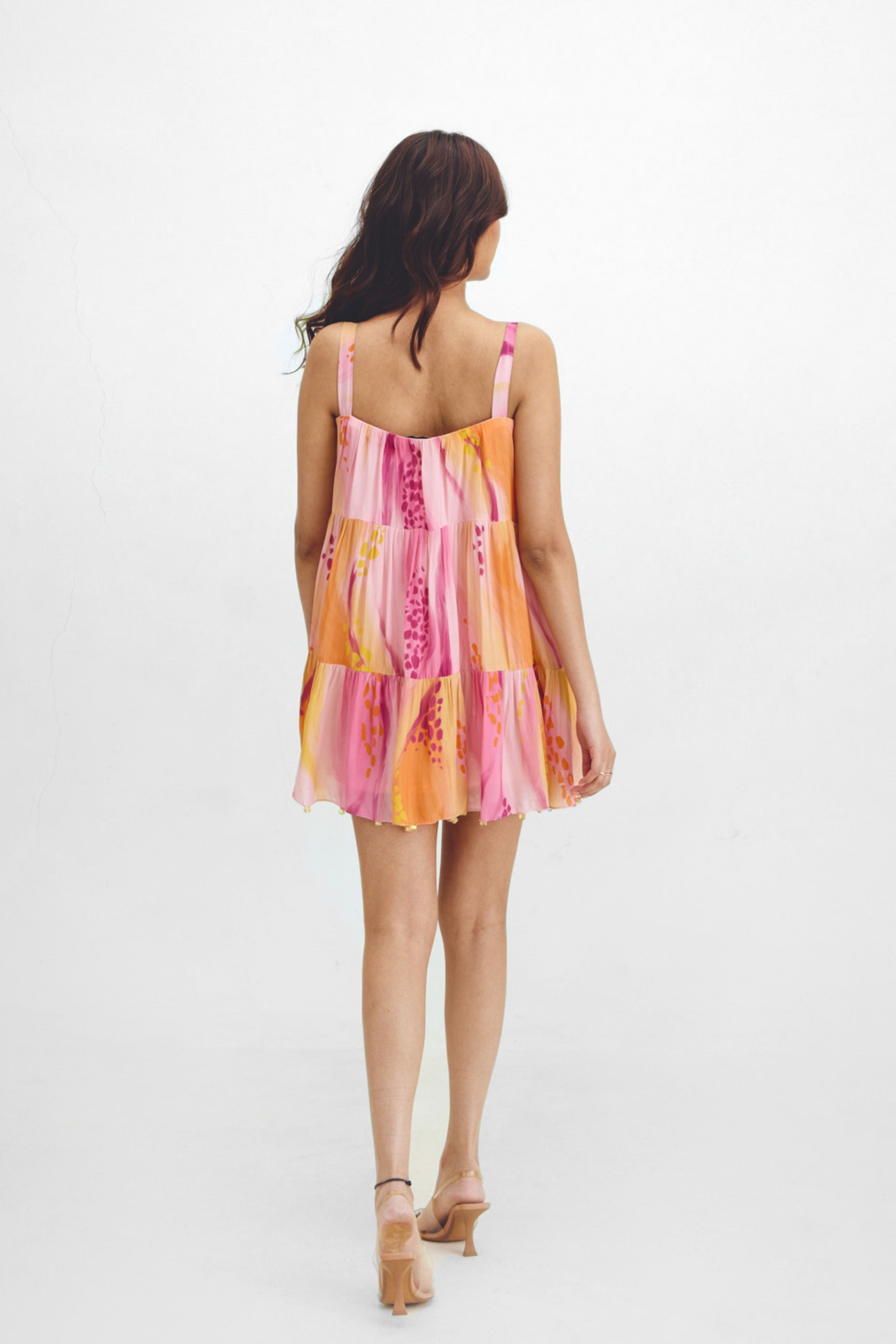Tiered Mini Dress In Mika