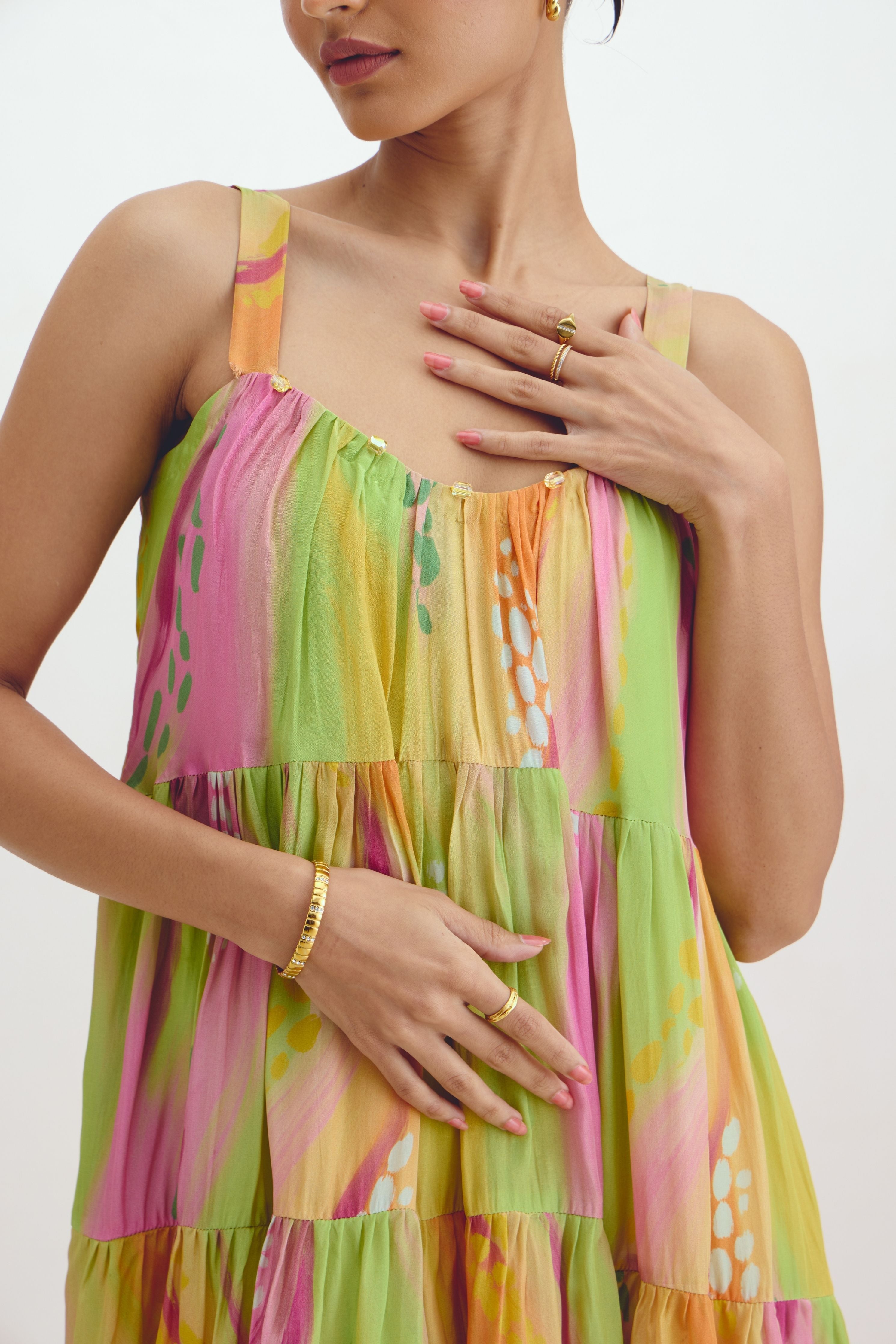 Sarah Tiered Mini Dress